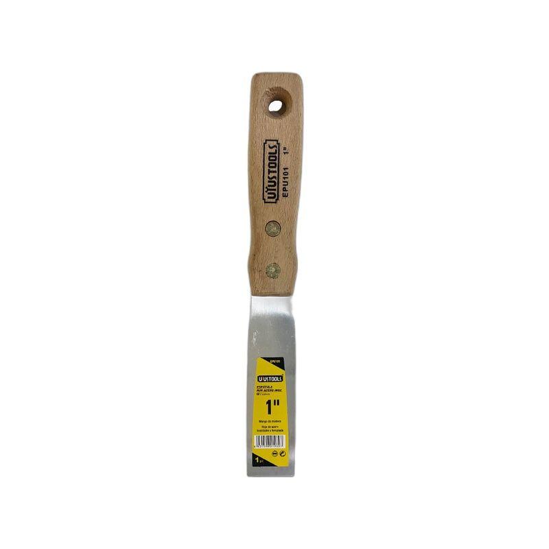 ESPATULA 1" ACERO INOX M/MADERA UYUSTOOLS-2