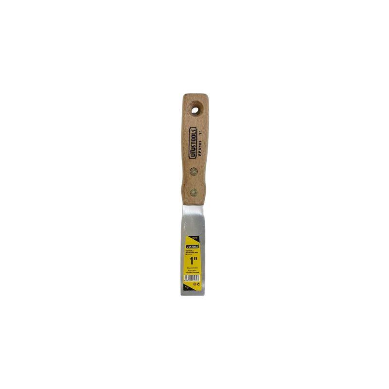 ESPATULA 1" ACERO INOX M/MADERA UYUSTOOLS-8