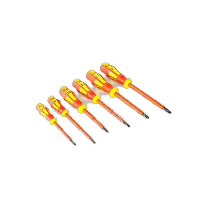 DESTORNILLADOR ELECTRICIDAD MANGO AISLADO 6PCS FERRAWYY-YT-2