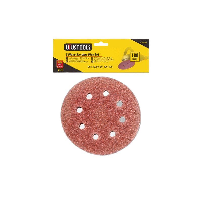 LIJA PAPEL 7" Set x5 UYUSTOOLS-5