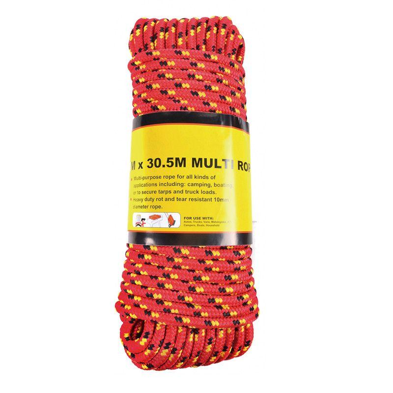 CUERDA TRENZADA 10MM X30.5M COLOR-0