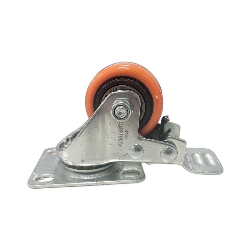 RUEDA INDUSTRIAL 1,5" CON FRENO UYU-3