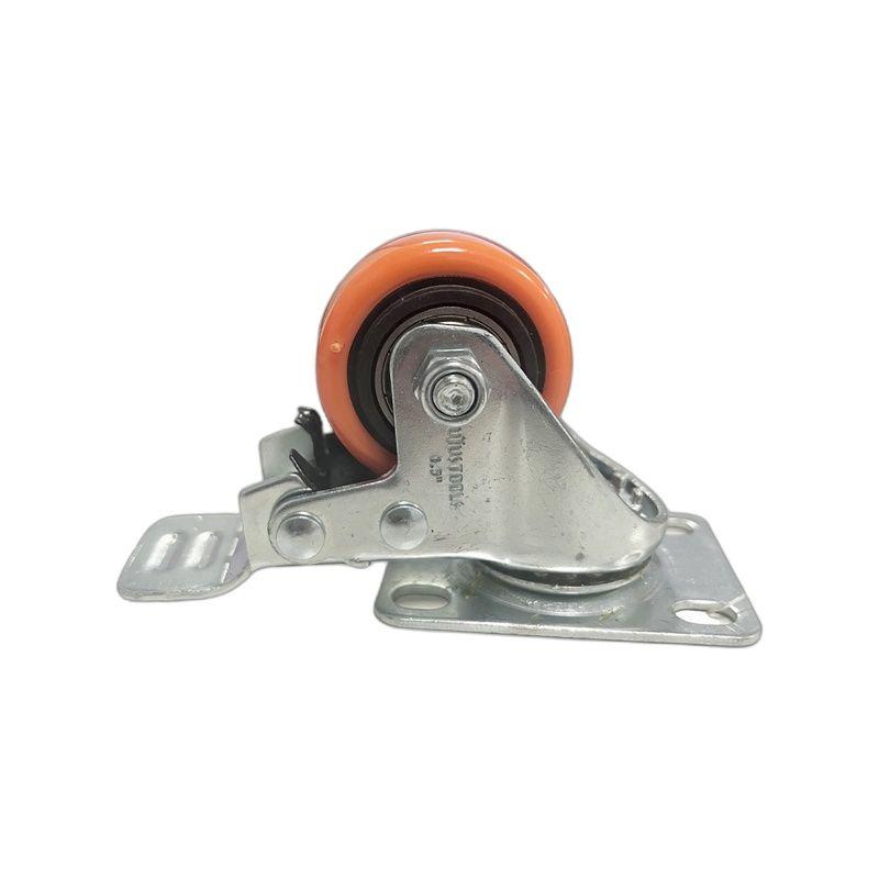 RUEDA INDUSTRIAL 1,5" CON FRENO UYU-4