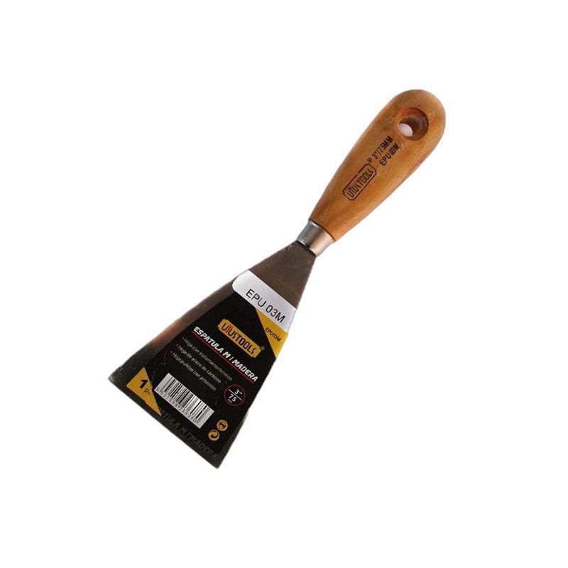 ESPATULA 3" MANGO MADERA UYUSTOOLS-2