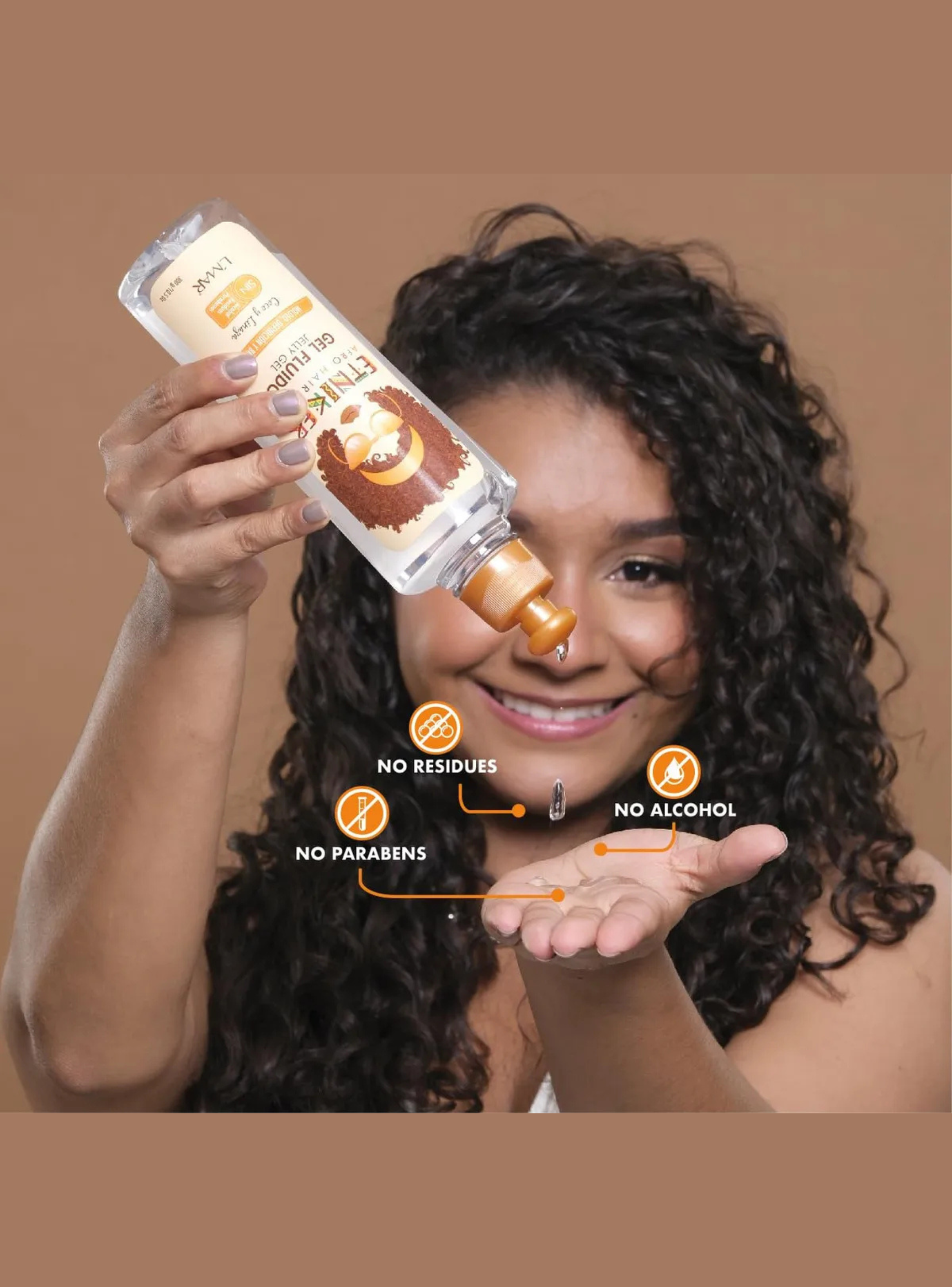 Etniker Gel Fluido 300g - Brillo Y Moldeo-4