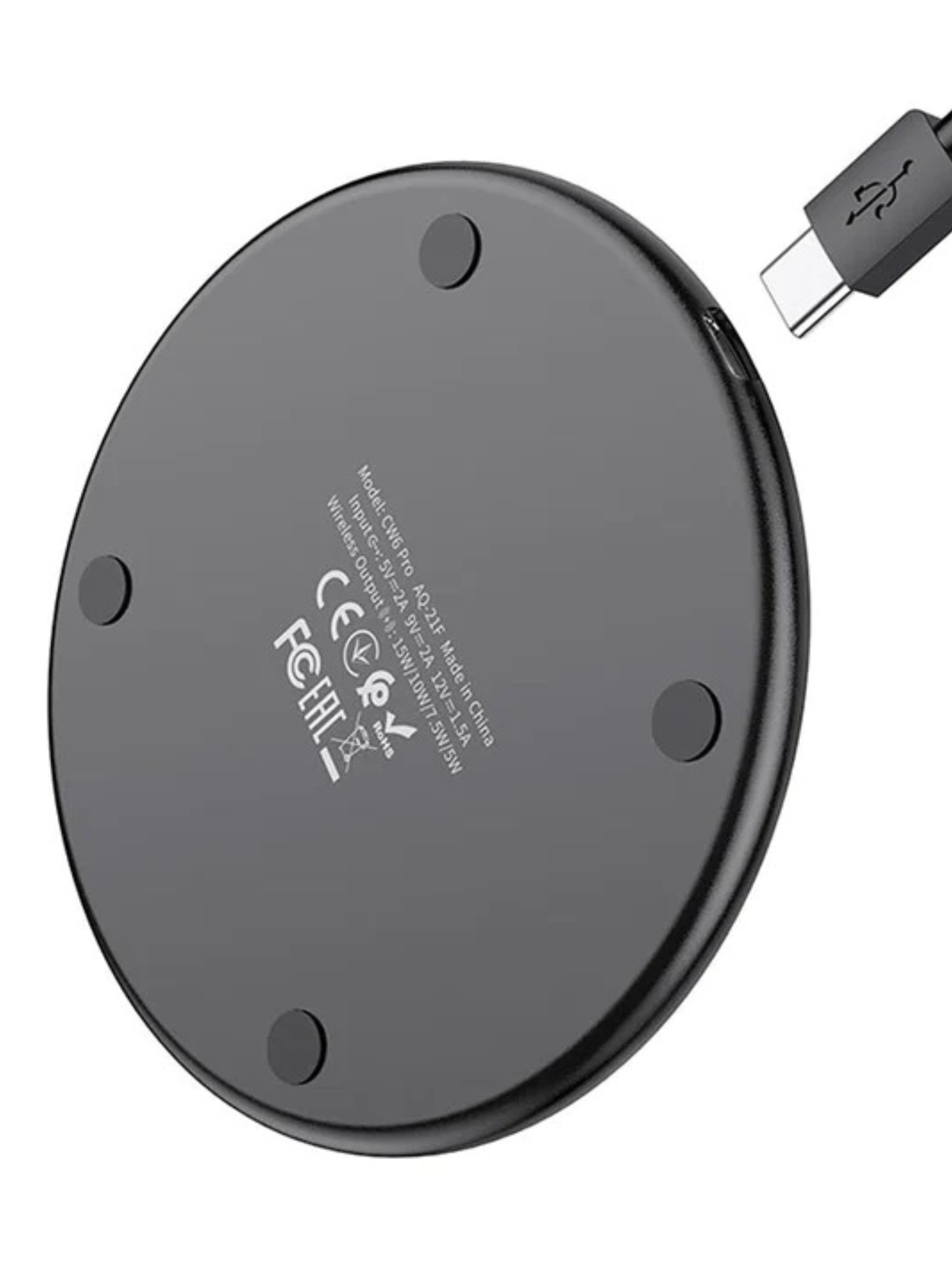 Cargador Inalámbrico Para iPhone 11/ Se/ Xs/ Xr/8 Rápido 15w-2