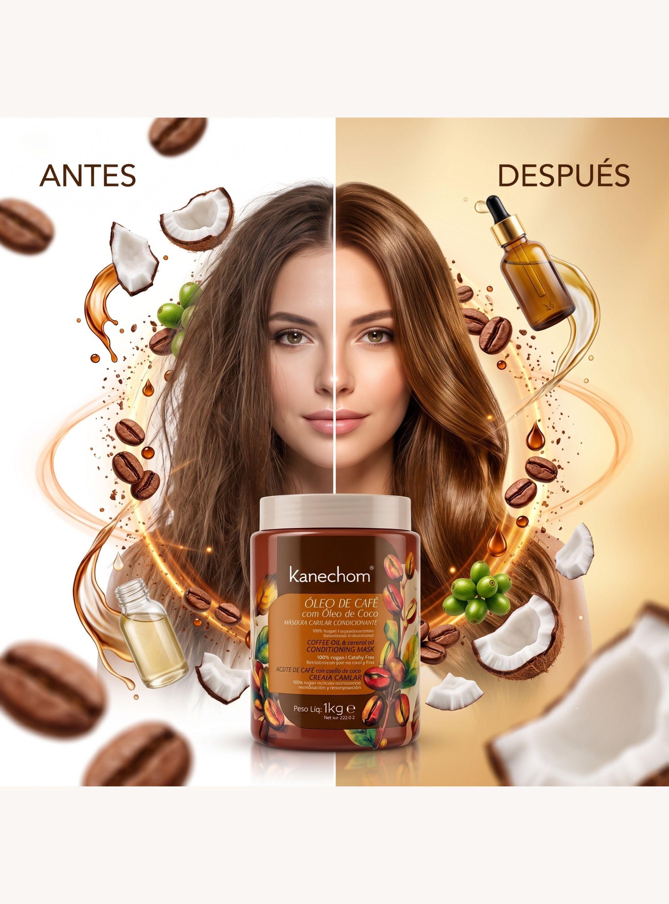 Pack Rutina Capilar Kanechom oleo De Cafe 4 Productos-7