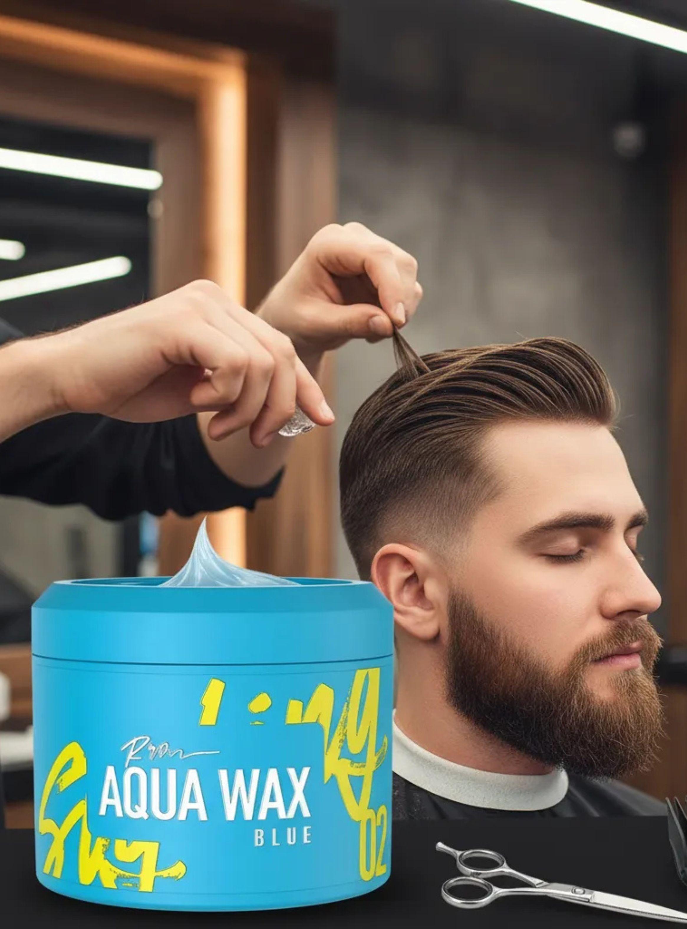 Cera Capilar Roqvel Aqua Wax Blue Fijacion Fuerte Brillo 150ml-3