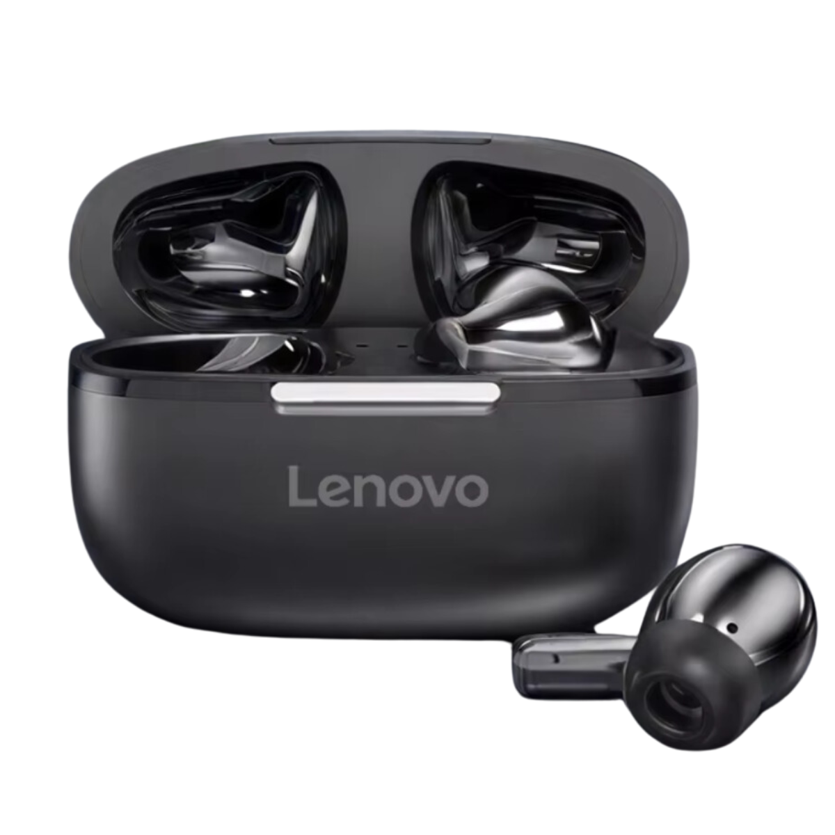 Audifonos Bluetooth Lenovo Lp33 Color Negro-1
