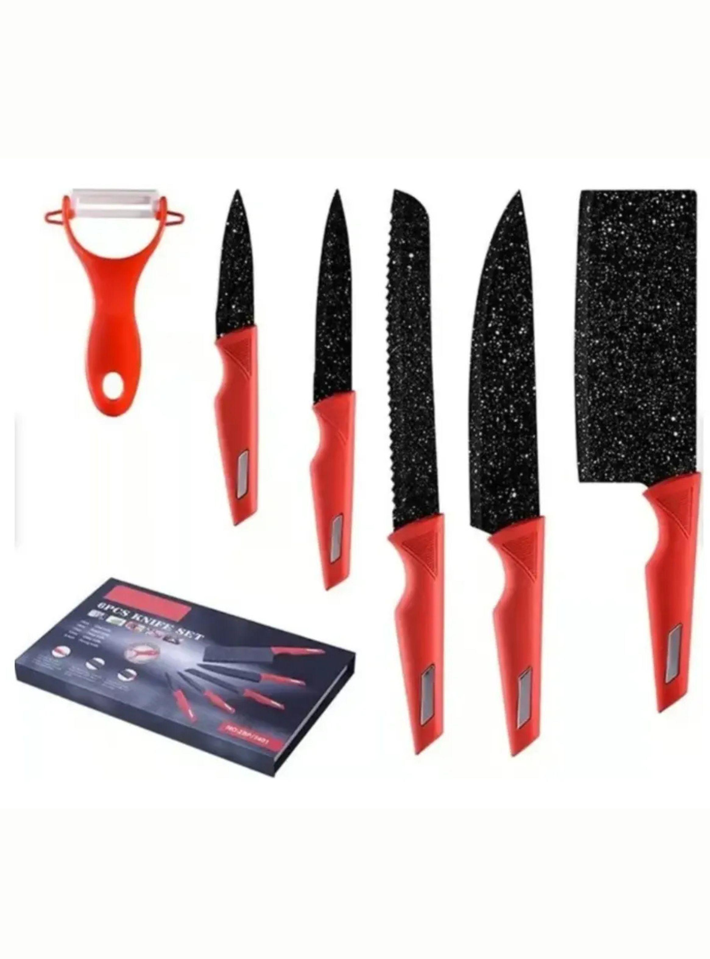 Set de Cuchillos de Cocina Evcriverh Antiadherente 6 Piezas-0