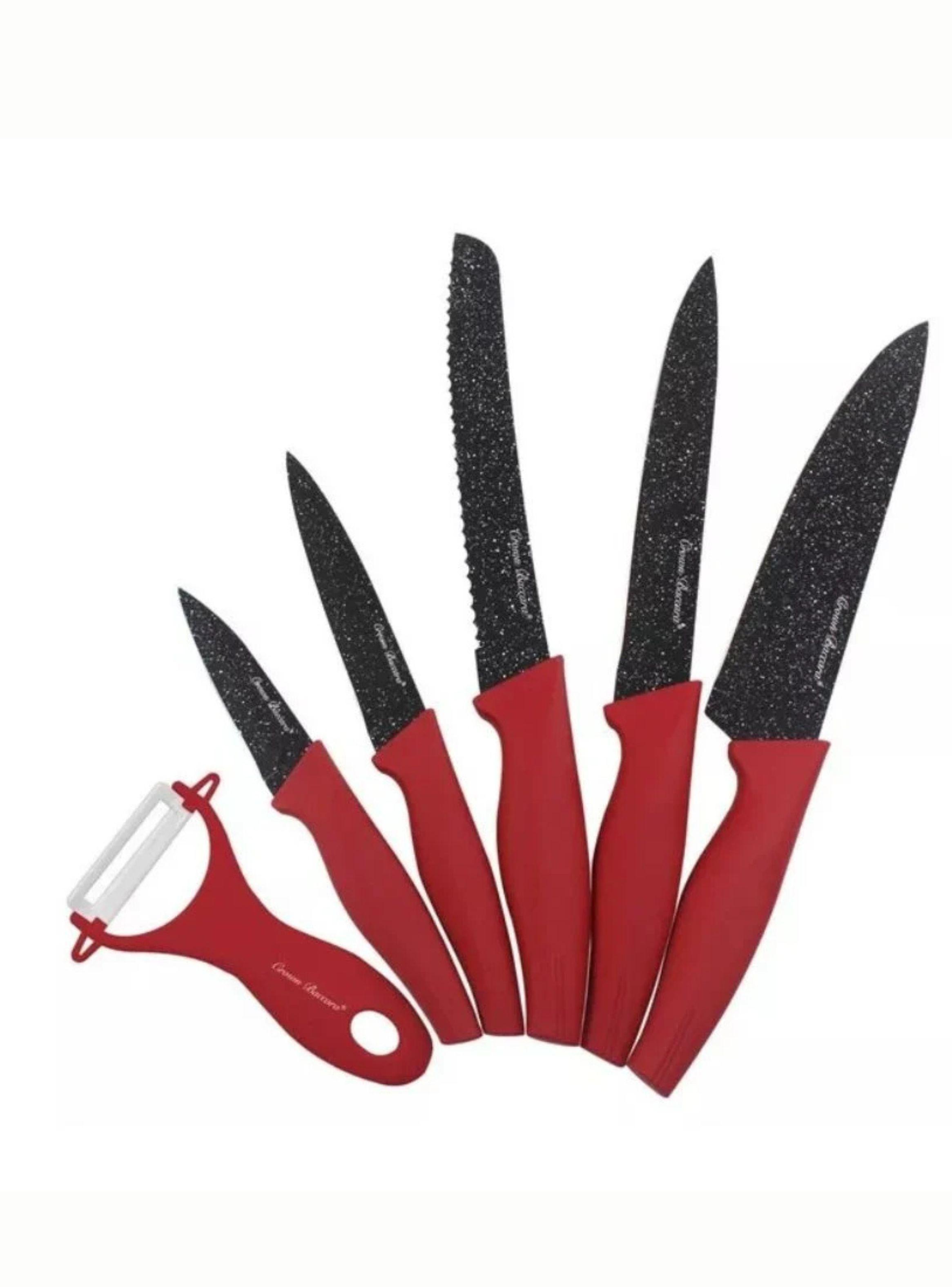 Set de Cuchillos de Cocina Evcriverh Antiadherente 6 Piezas-2