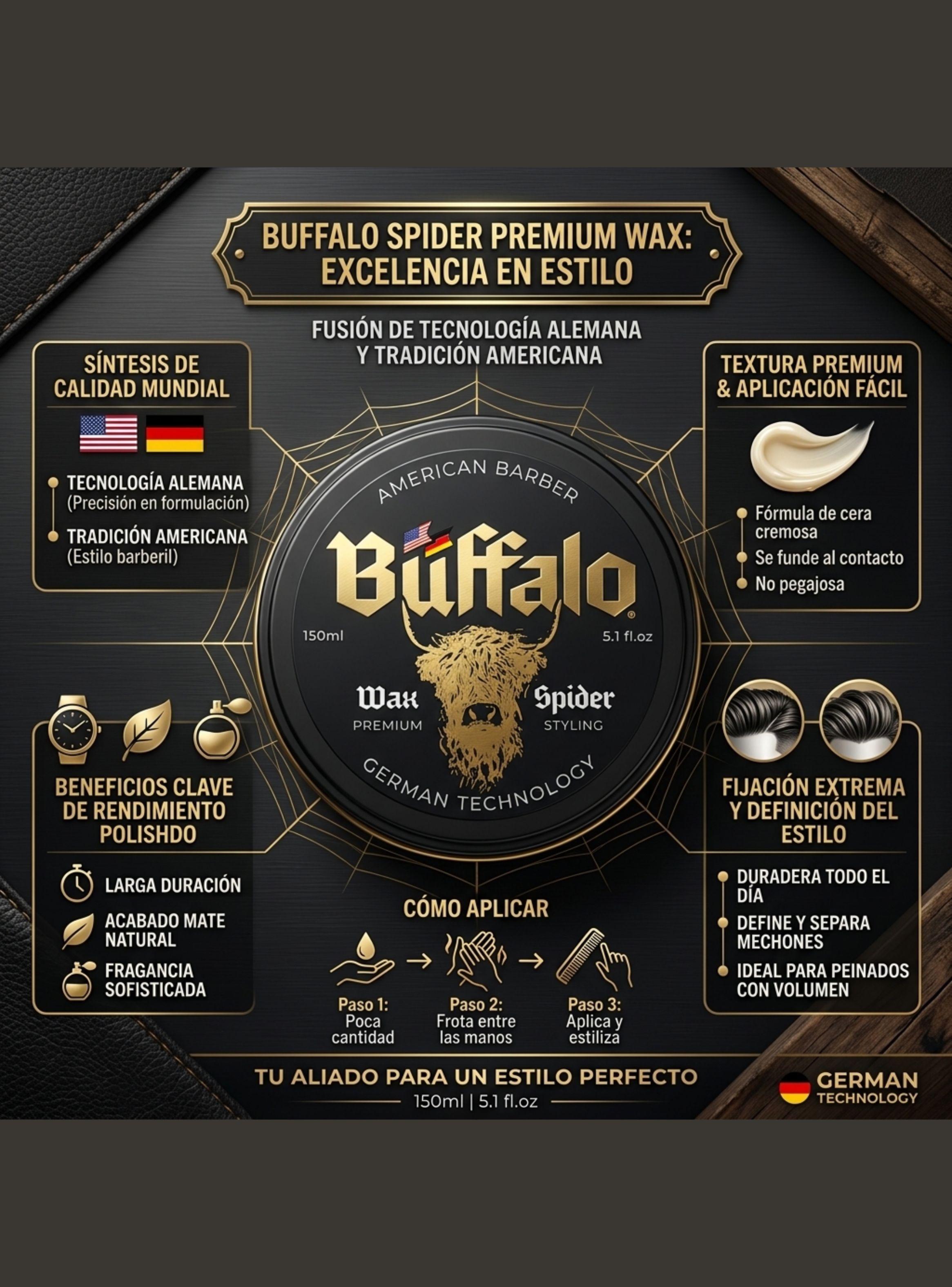 Buffalo Cera Capilar Efecto Telara a Spider Wax 150ml-1
