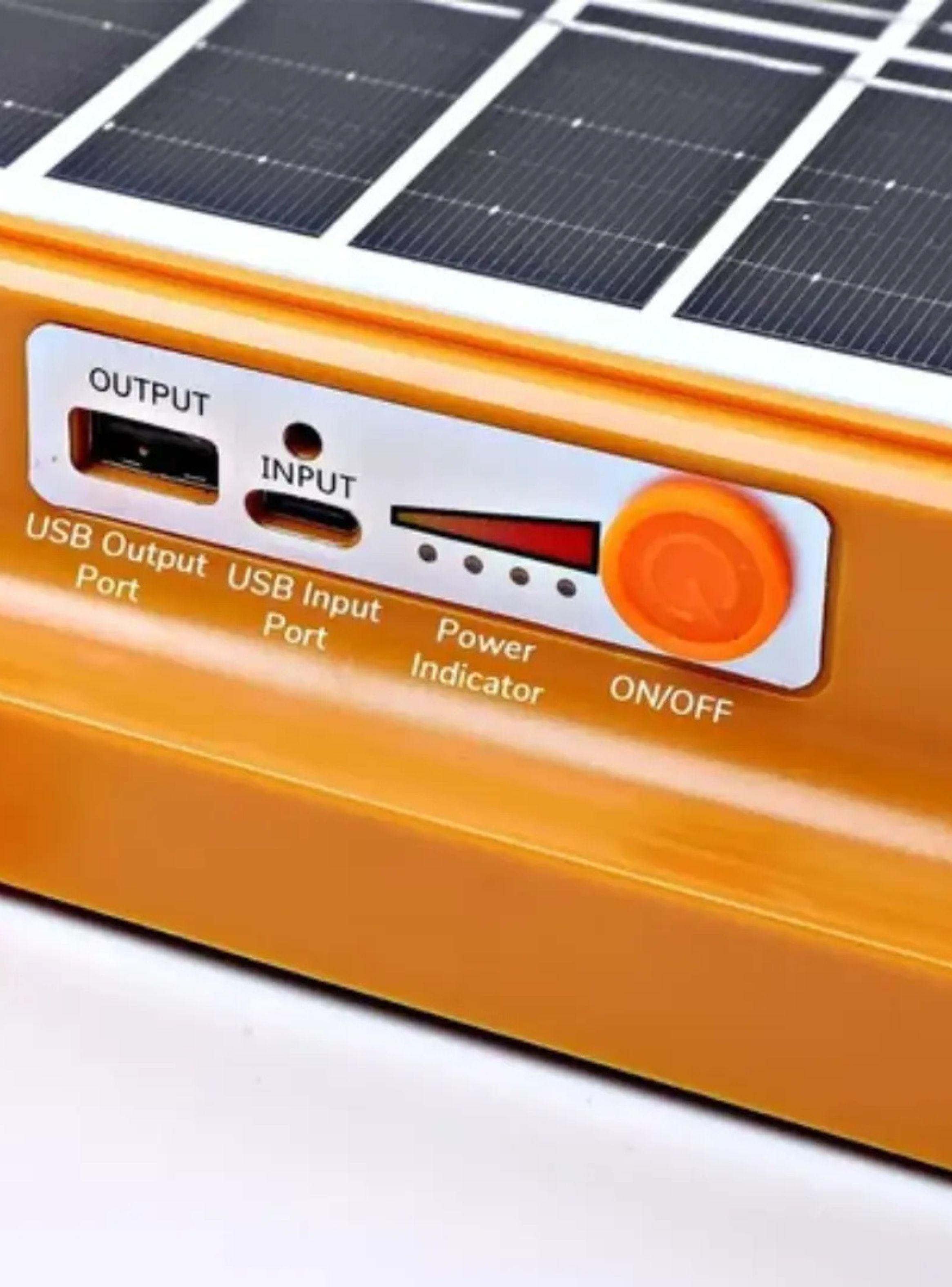 Pack3 Focos Solar LED Alta Potencia Recargable USB Camping-7