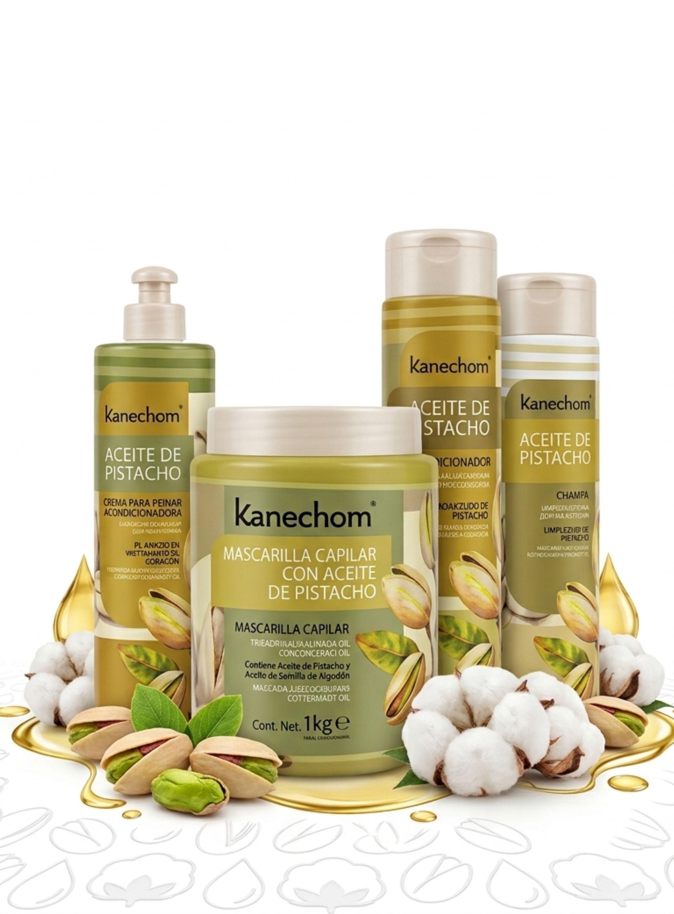 Kit Capilar Kanechom leo de Pistacho 4 Pasos Antifrizz Hidratante-0