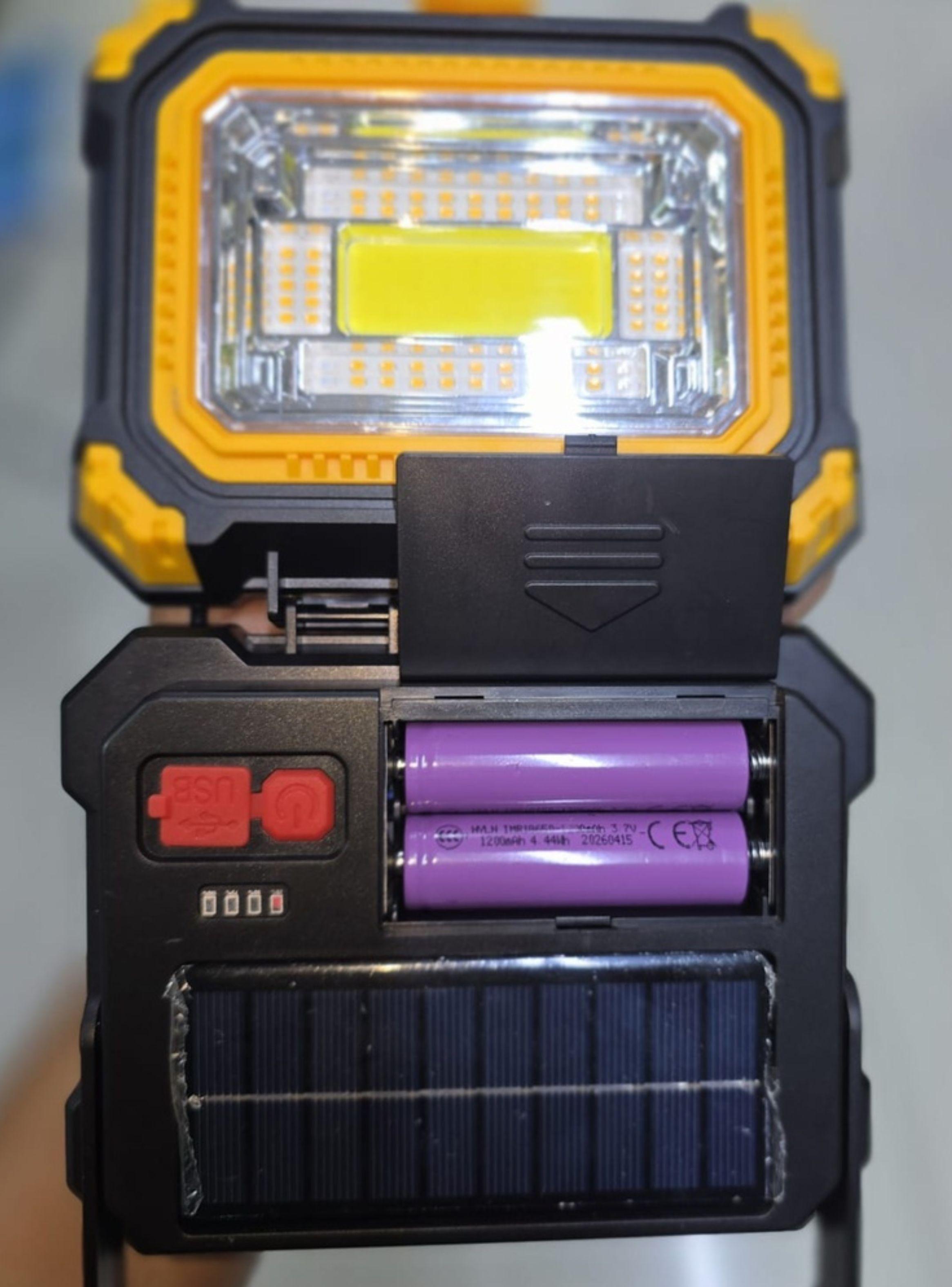 Lampara LED de Emergencia Solar Recargable y Herramientas 7769 B-1