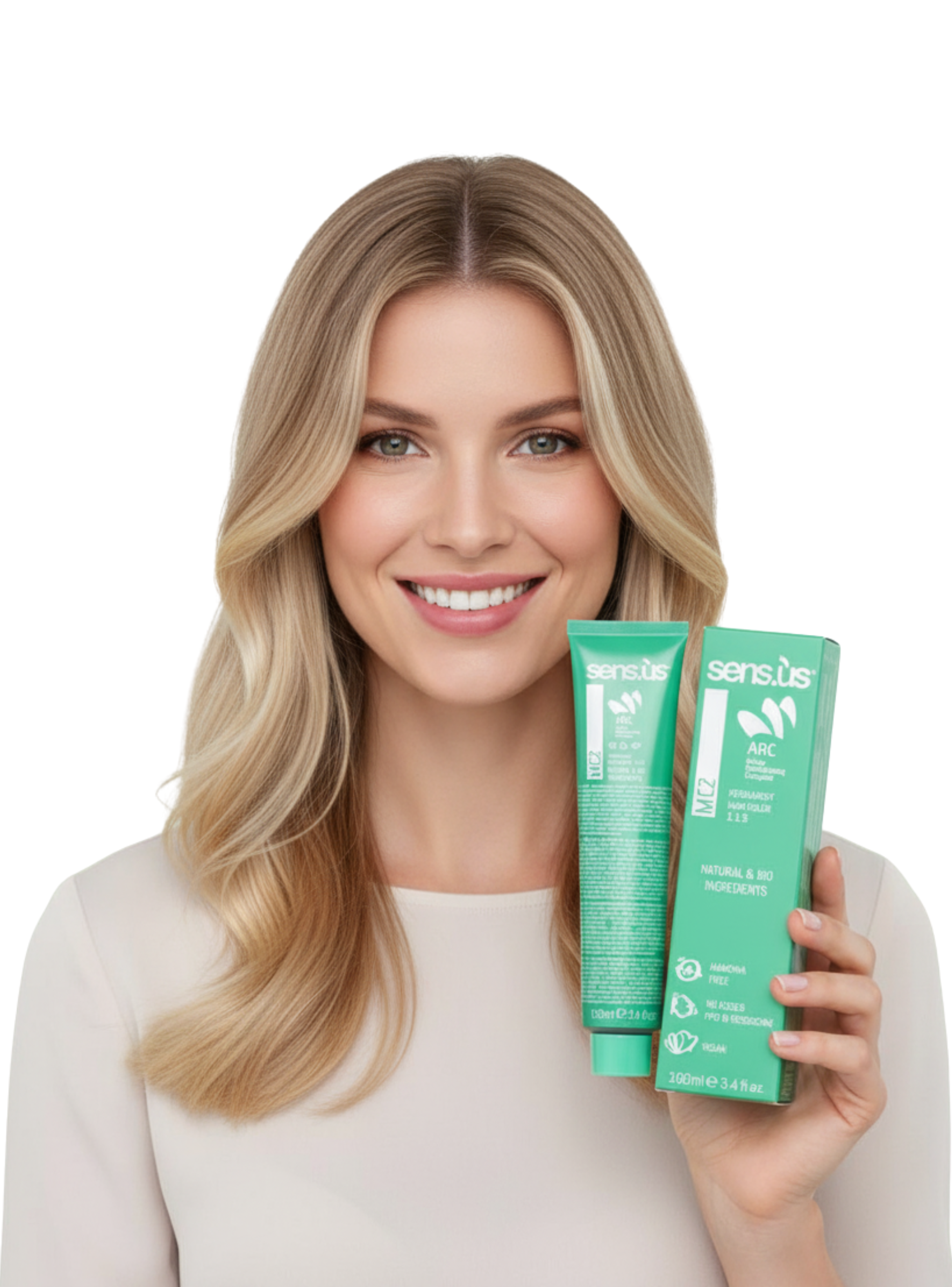 Tinte Profesional Sensus Sin Amoníaco-vegana3.0 Castaño Oscuro(con oxidante)-2