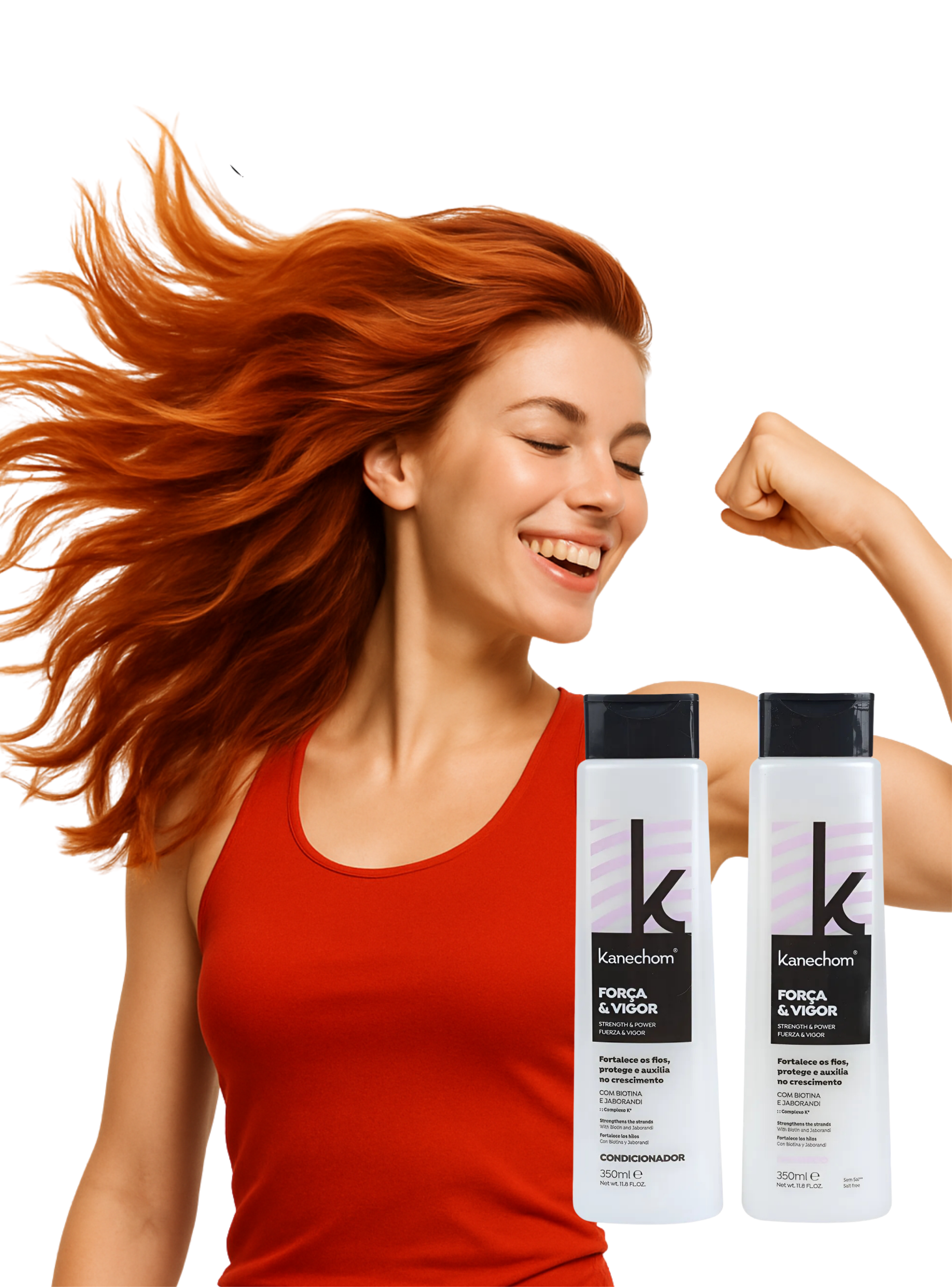 Pack Shampoo- Acondicionador Fuerza Y Vigor Kanechom-0