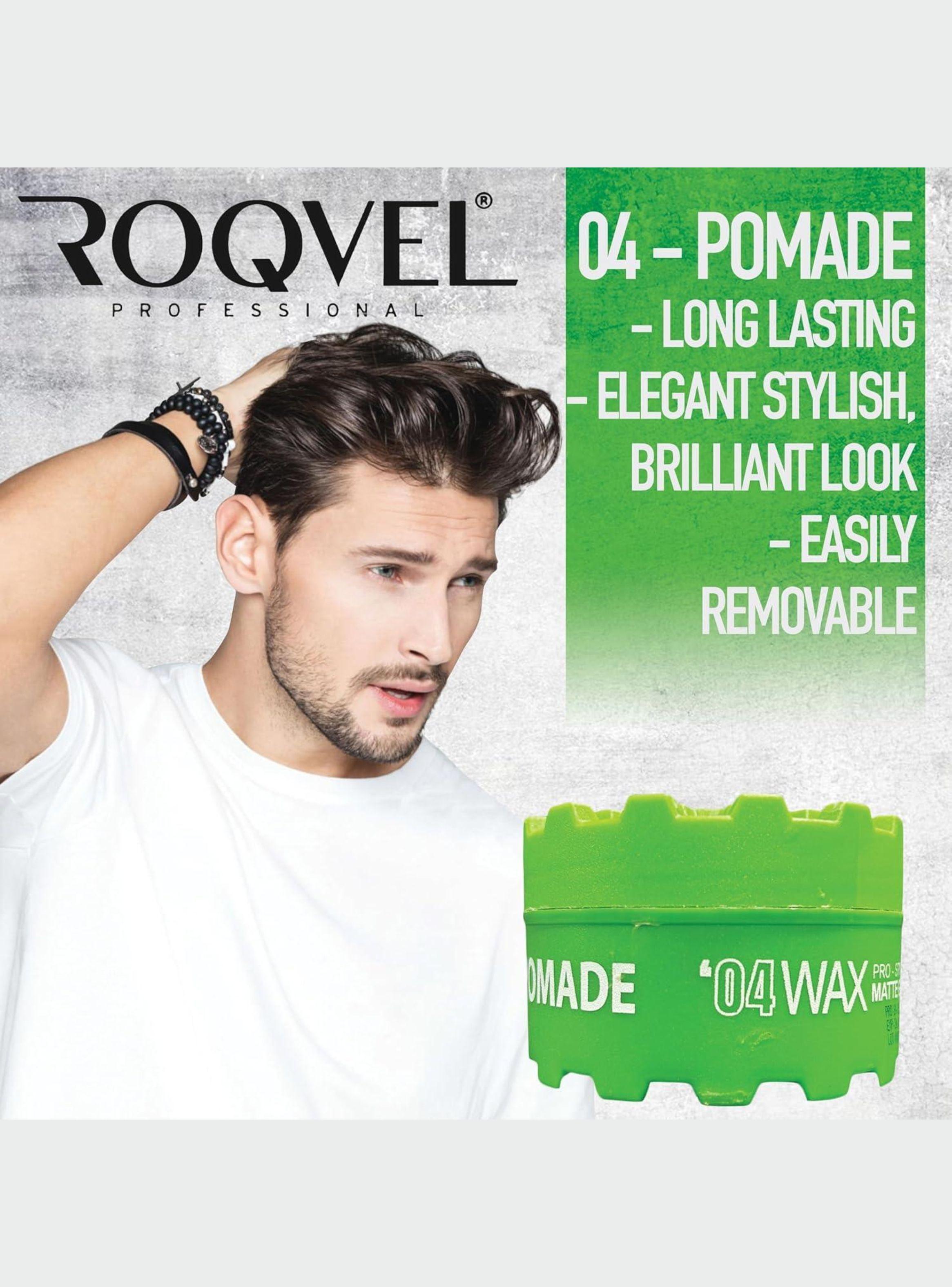 Cera Capilar Roqvel Matte Pomade Green Fijacion Fuerte 150ml-2