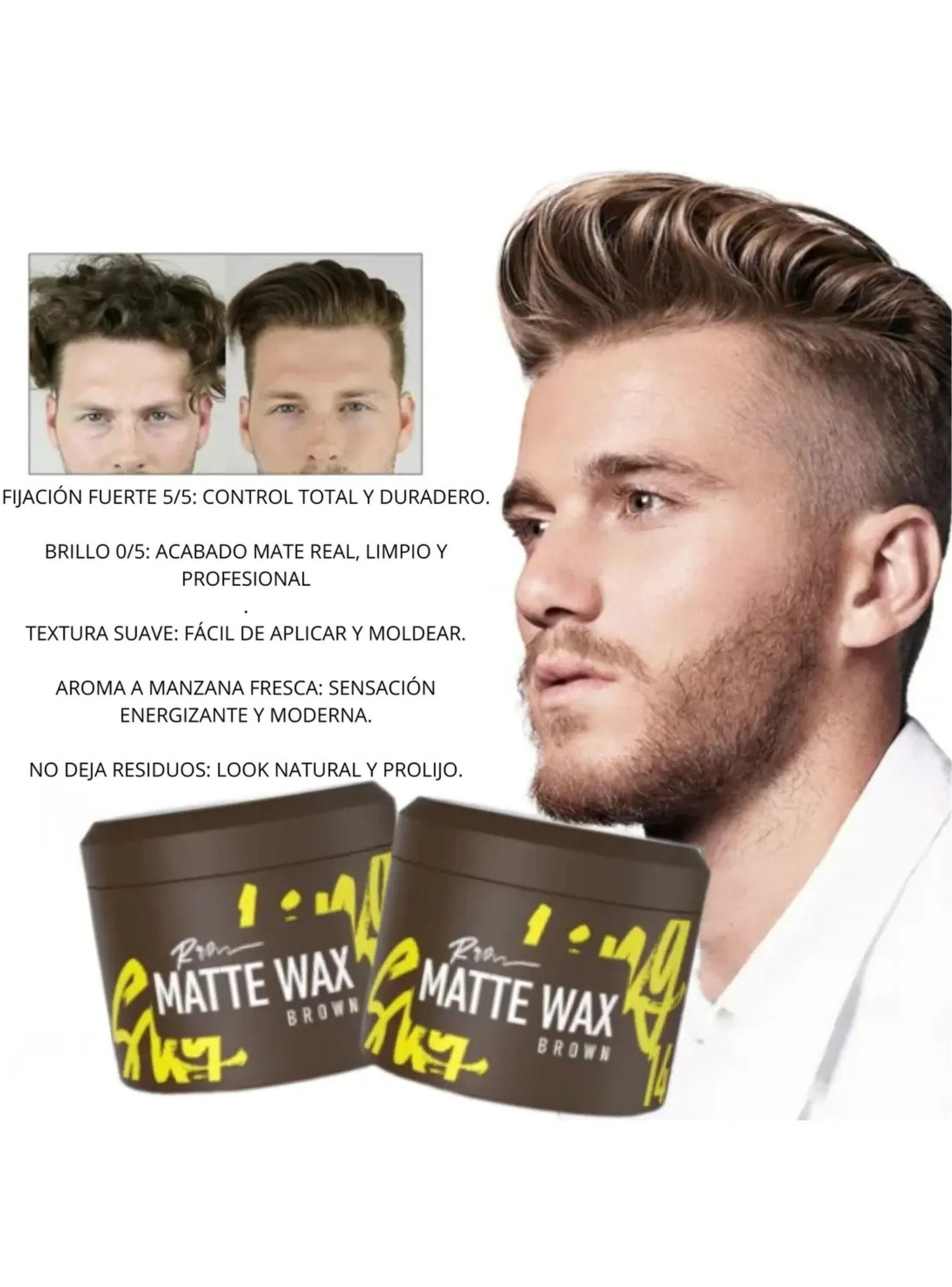 Cera Capilar Roqvel Matte Wax Brown Fijacion Fuerte Mate 150ml-2