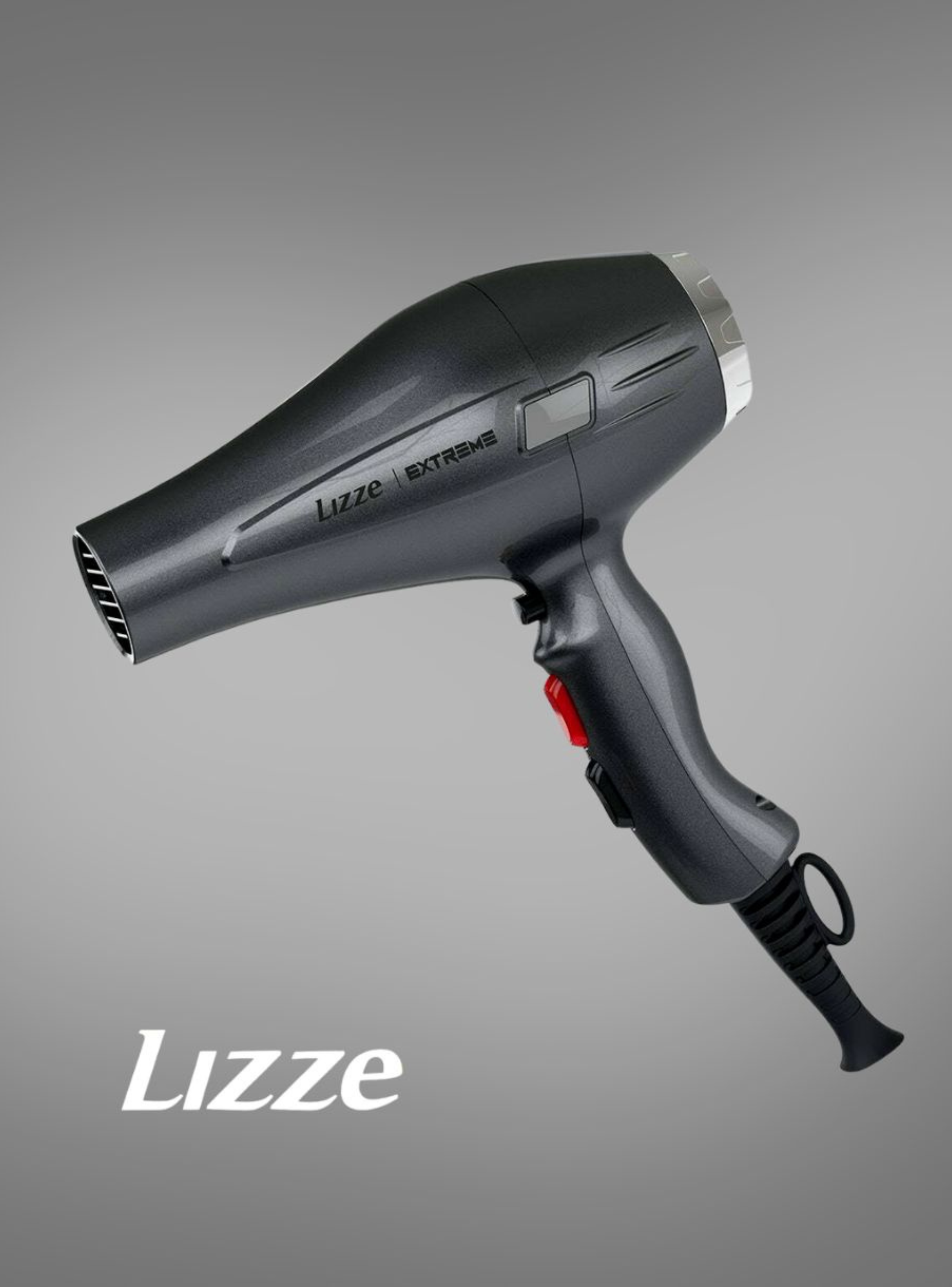 Secador Pelo Profesional Lizze Extreme 2400 Watts Gris-2