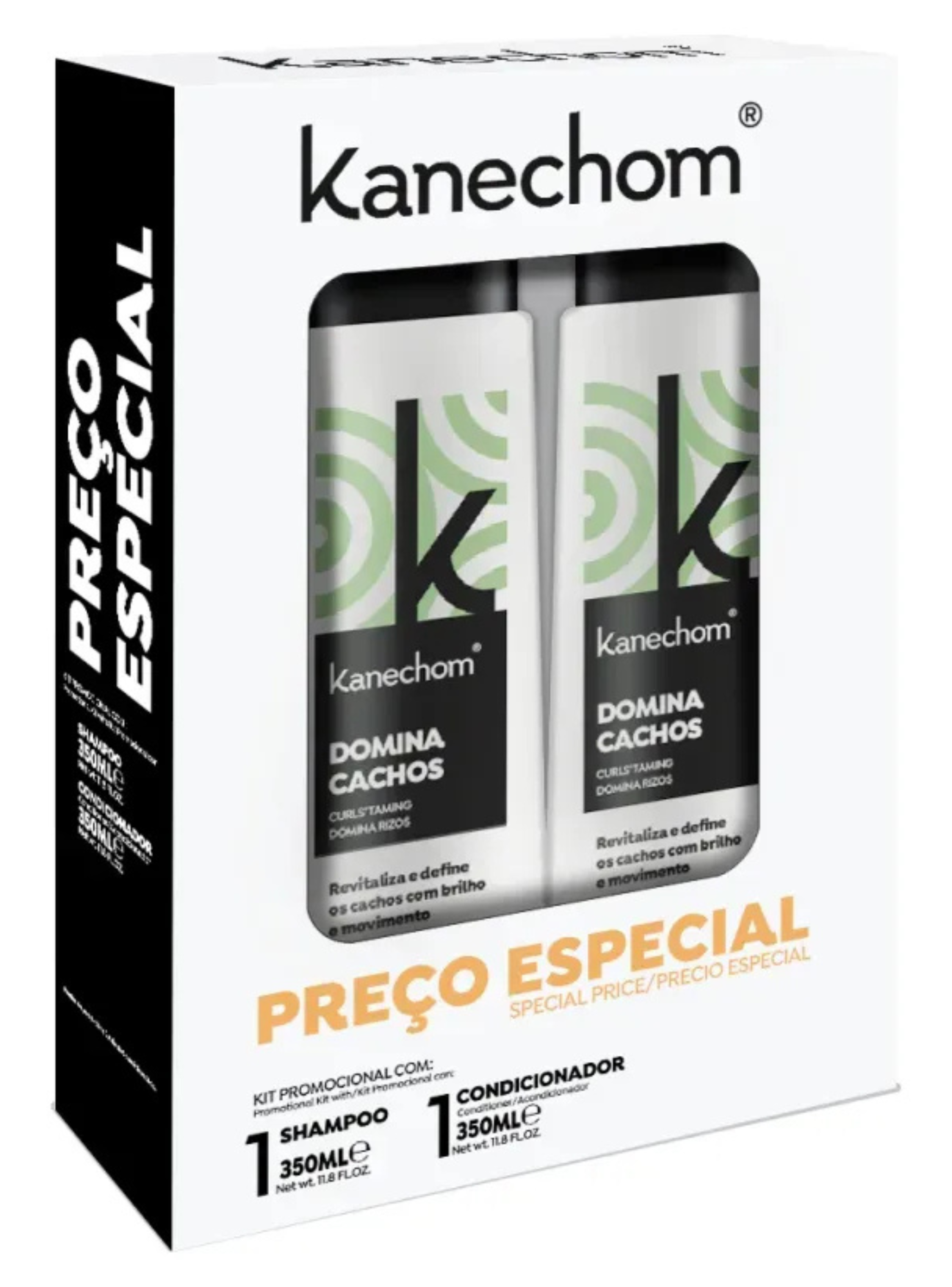 Shampoo + Acondicionador Kanechom Domina Cachos-2