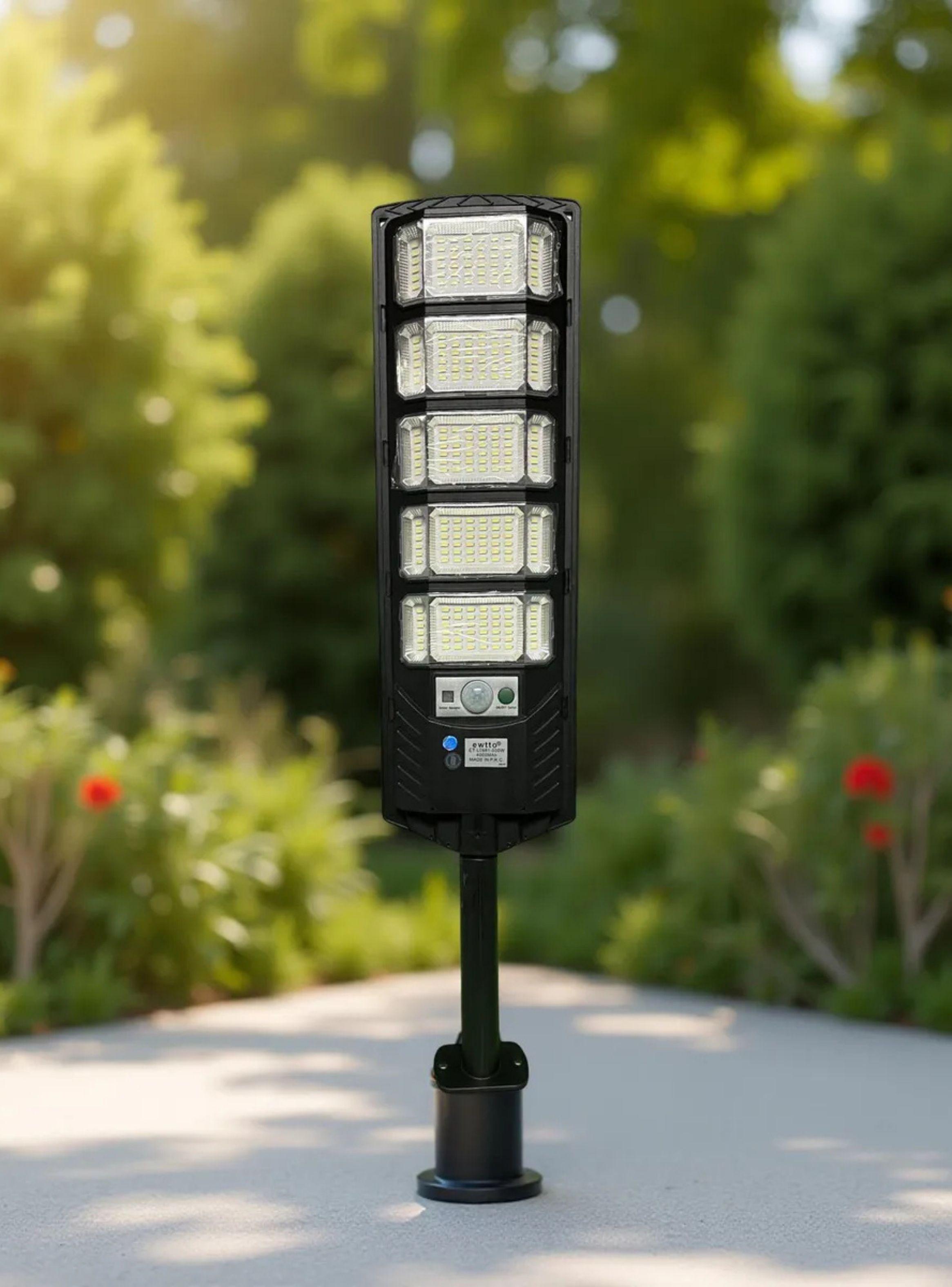 Foco Solar 500W Led Exterior Sensor Movimiento Control-3
