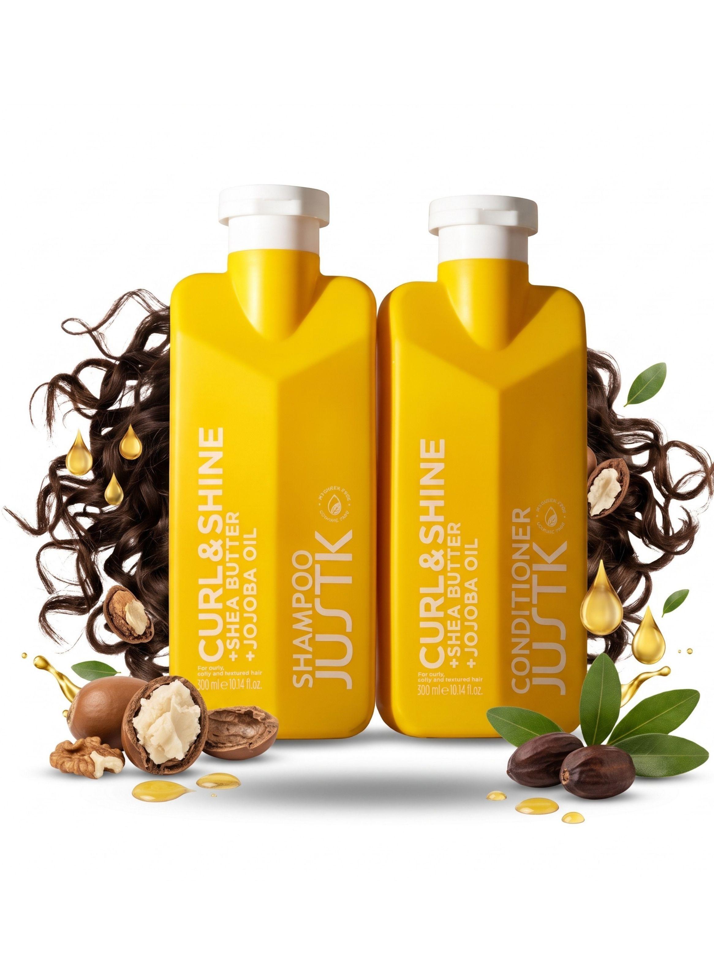 Pack Shampoo Acondicionador Rizos Definidos Karite 300ml c/ u-0
