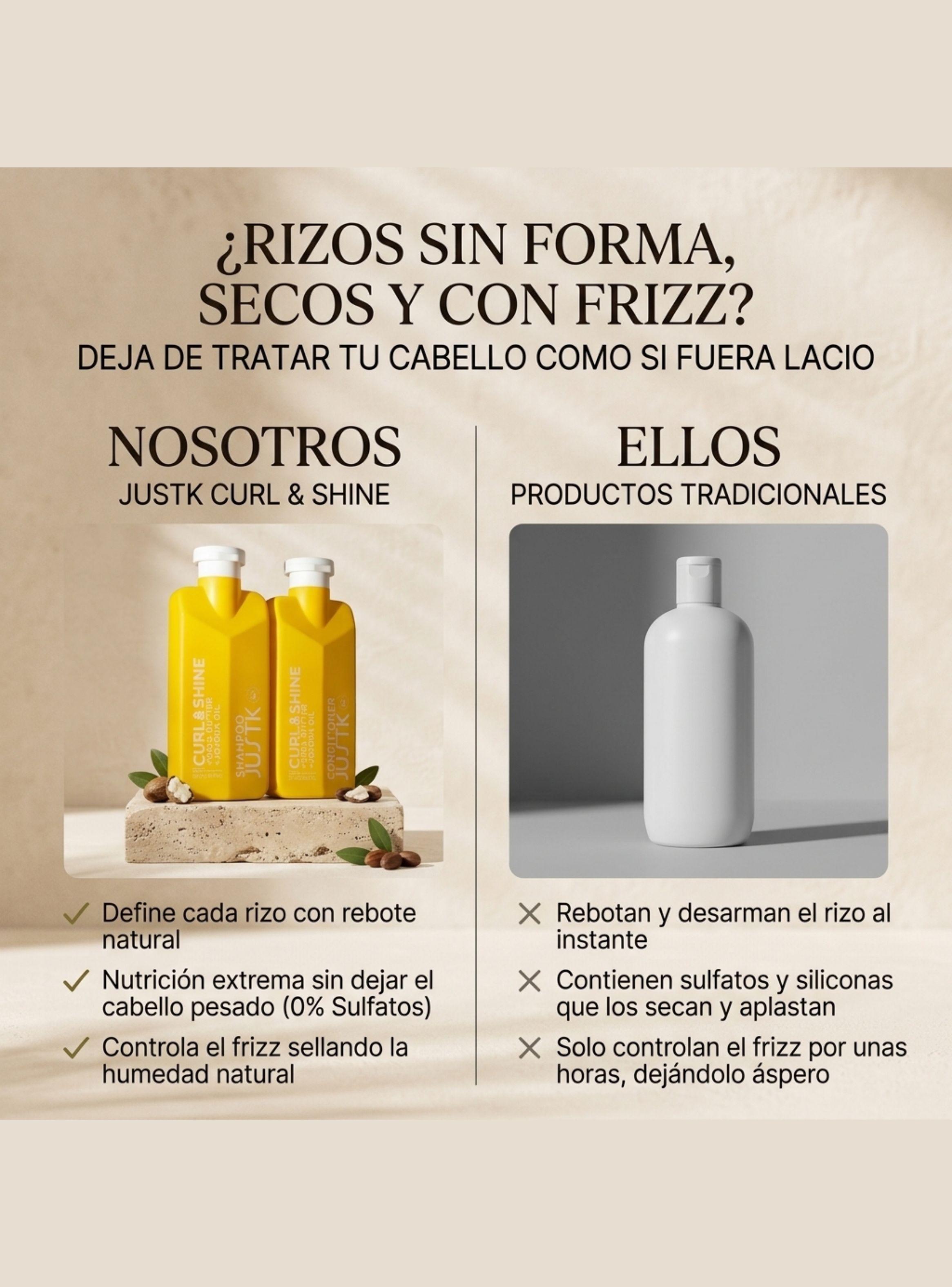 Pack Shampoo Acondicionador Rizos Definidos Karite 300ml c/ u-2