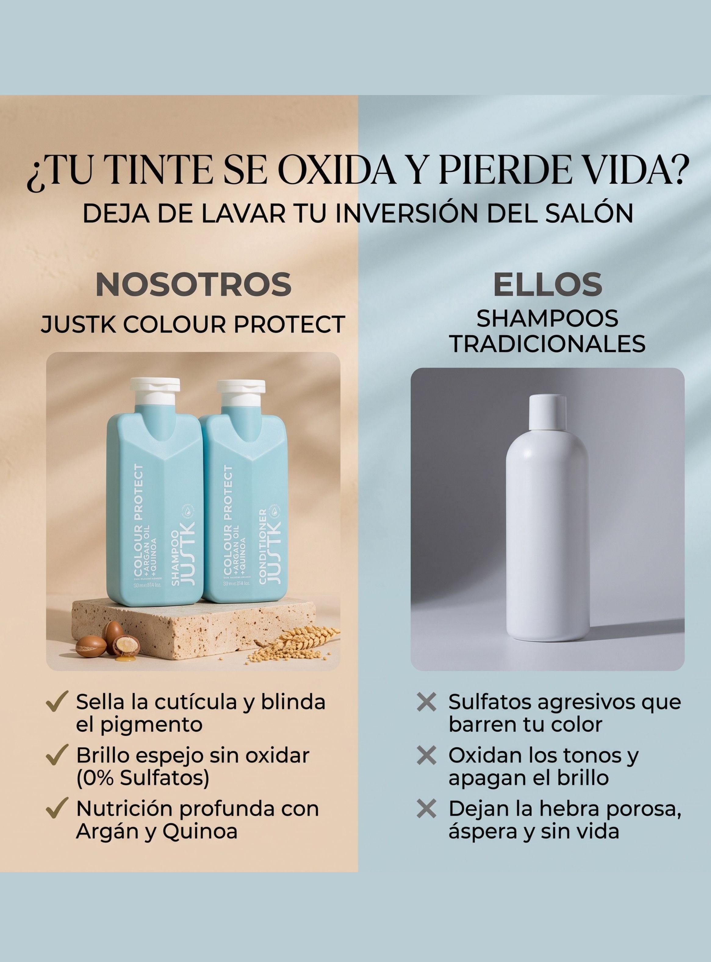 Pack Shampoo Acondicionador Color Protect Arg n Qu noa 300ml-4