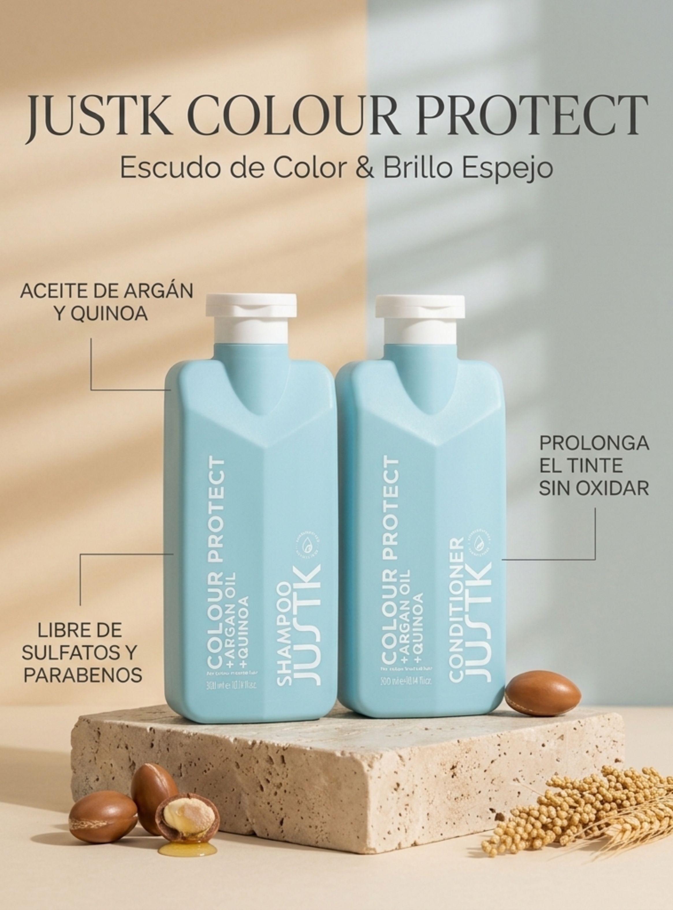 Pack Shampoo Acondicionador Color Protect Argan Quinoa 300ml c/u-1