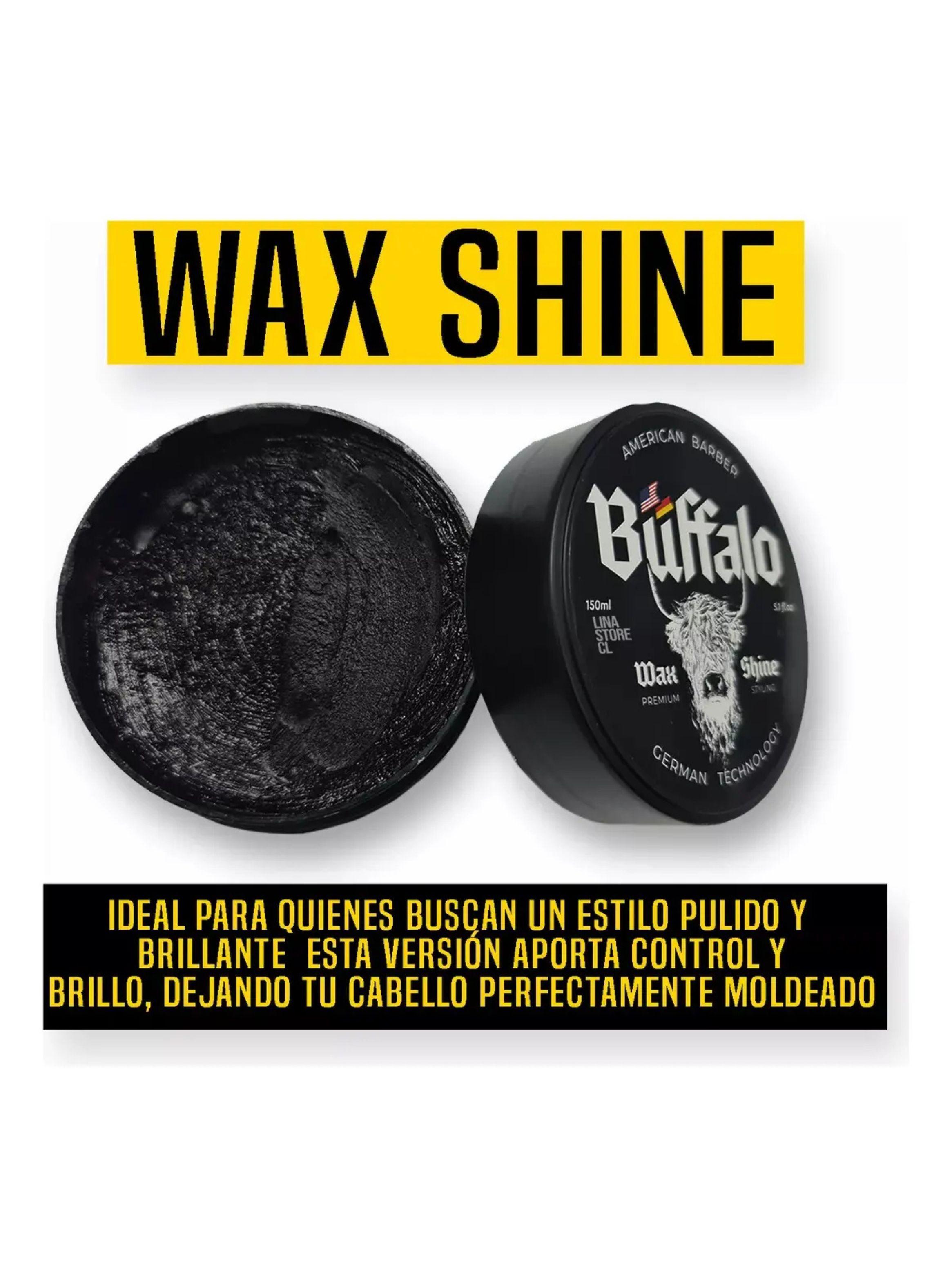 Cera Capilar Hombre Buffalo Wax Shine efecto humedo 150ml-1