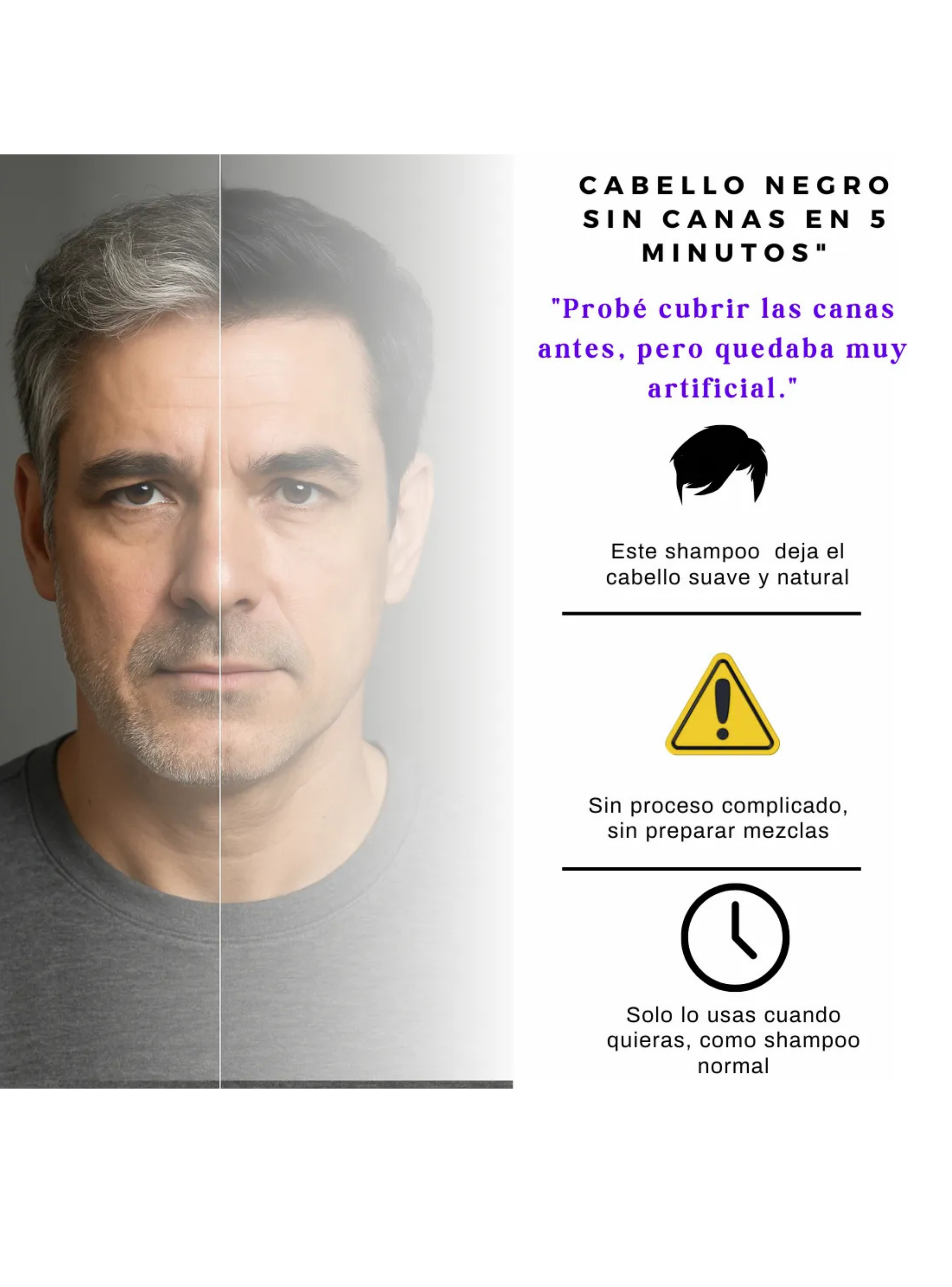 Pack 4x2 Shampoo Dexe Cubre Canas Negro - Tienda Oficial -5