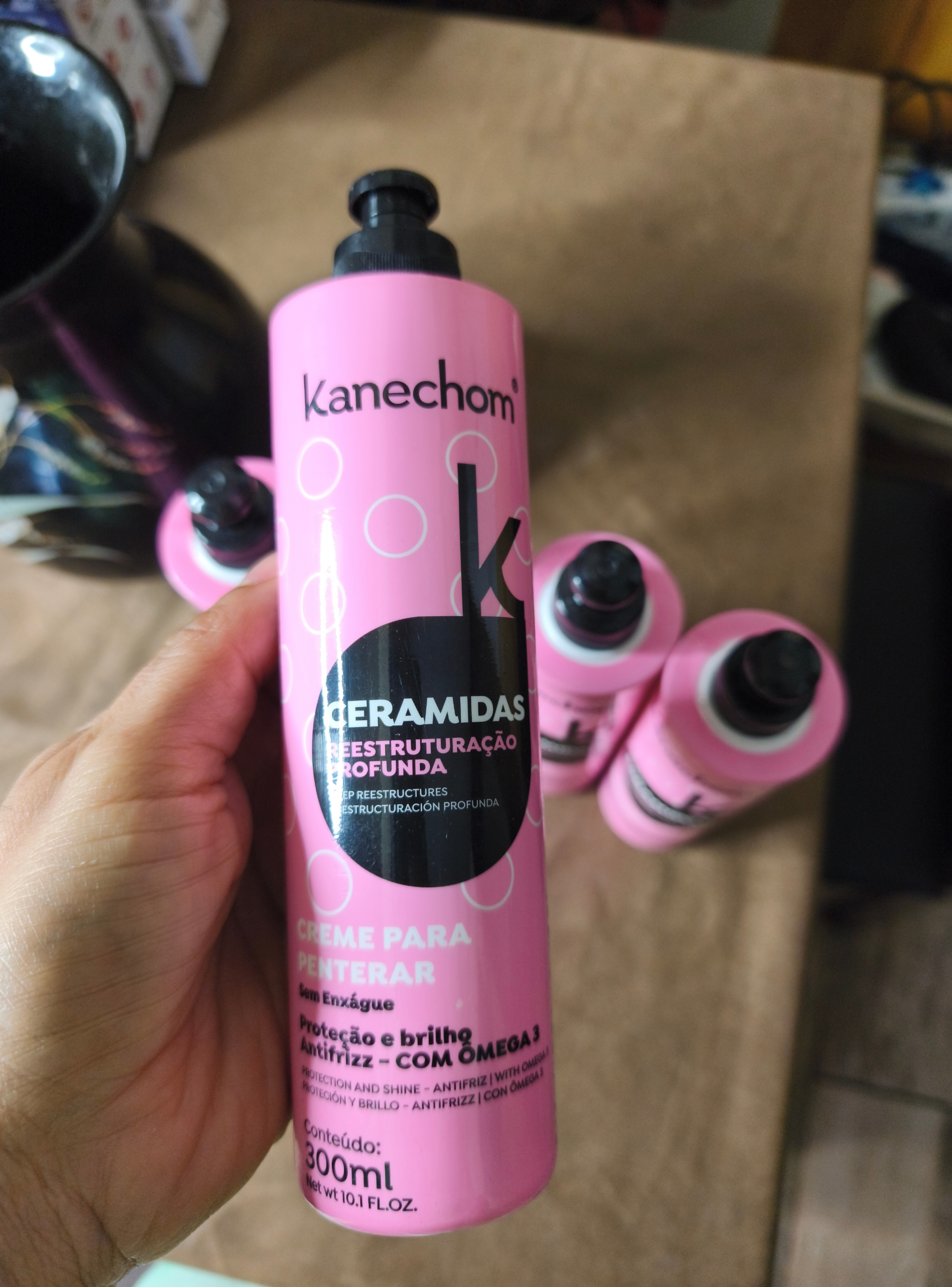 Pack tratamiento Ceramidas Kanechom 4 en 1 Reestructuración Profunda Cabello Dañado-5