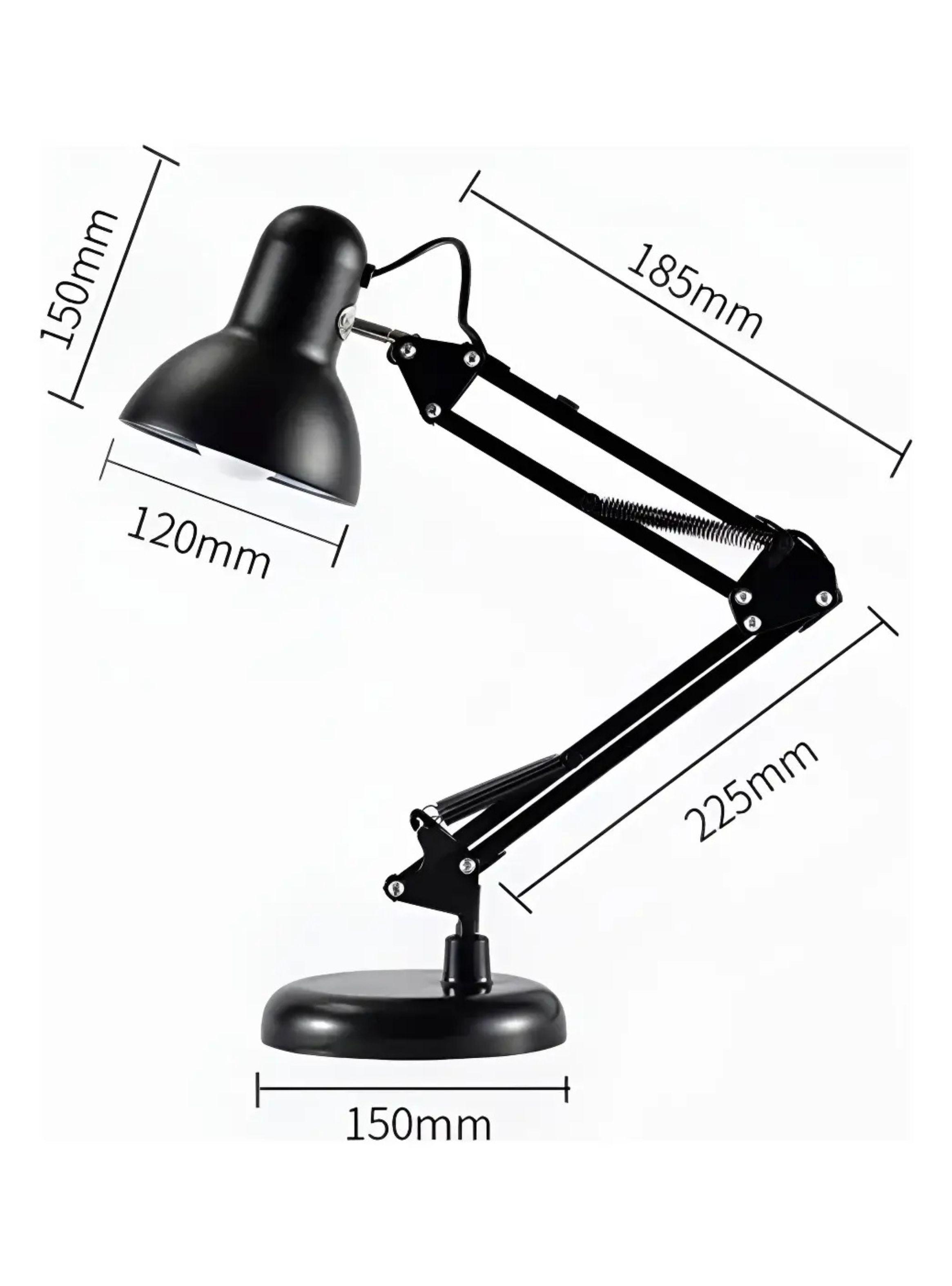 Lampara Escritorio Pixar Flexible Met lica Con Base Y Prensa-3