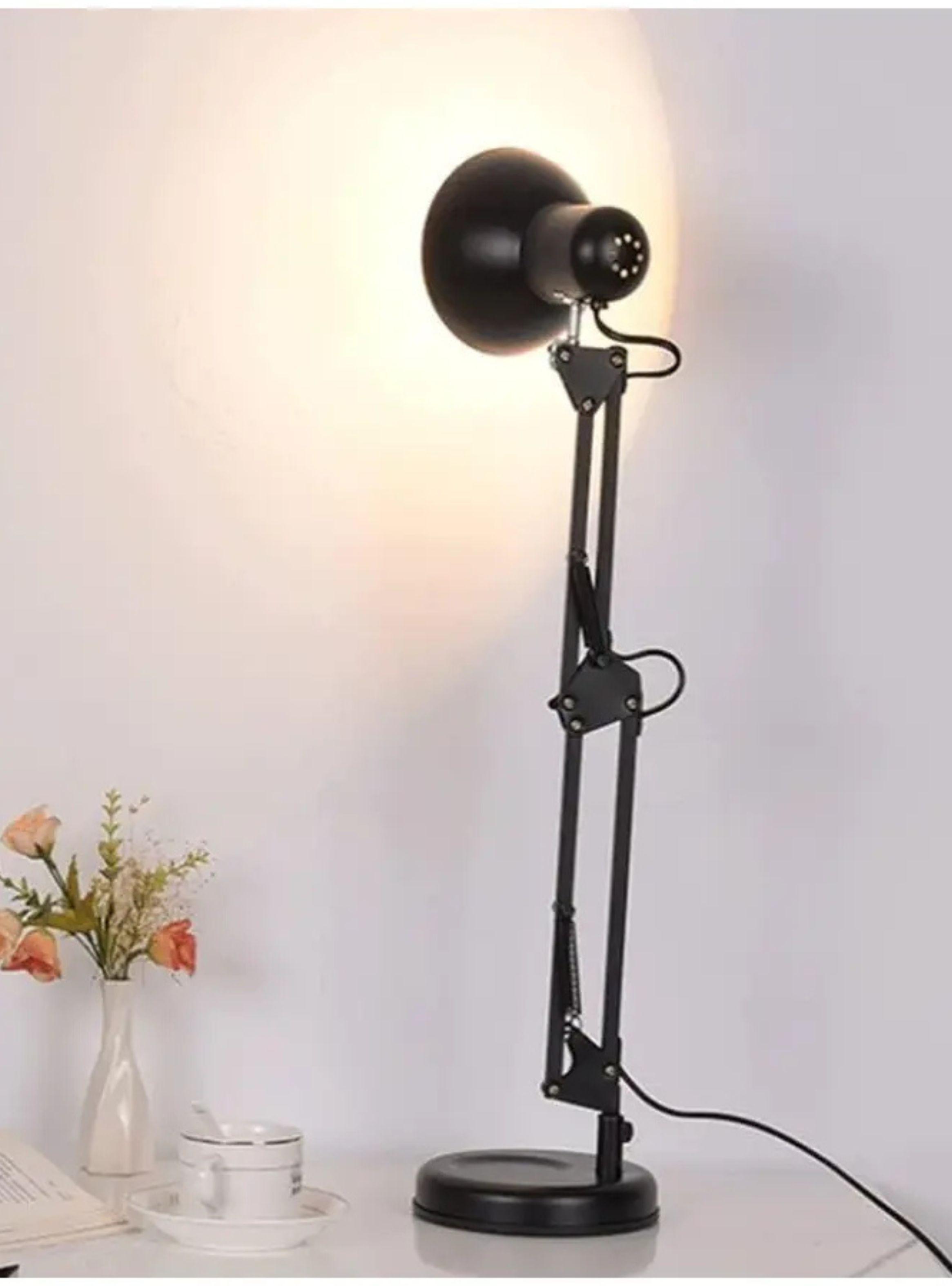 Lampara Escritorio Pixar Flexible Met lica Con Base Y Prensa-7