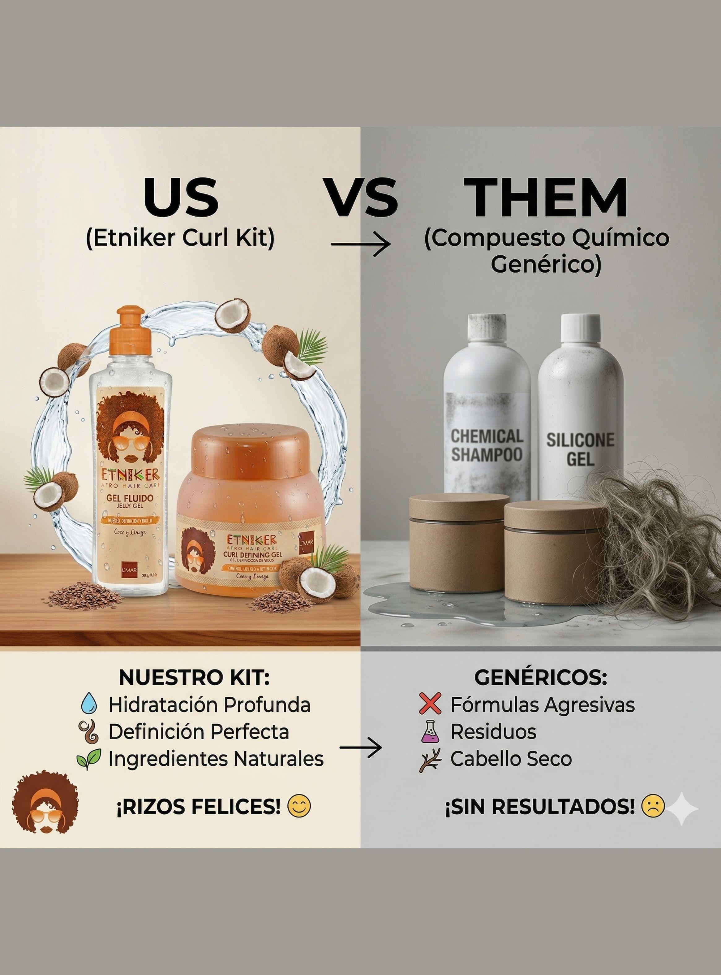 Kit Rulos Gel Fluido Jelly Gel Definidor 300g Apto Curly-3