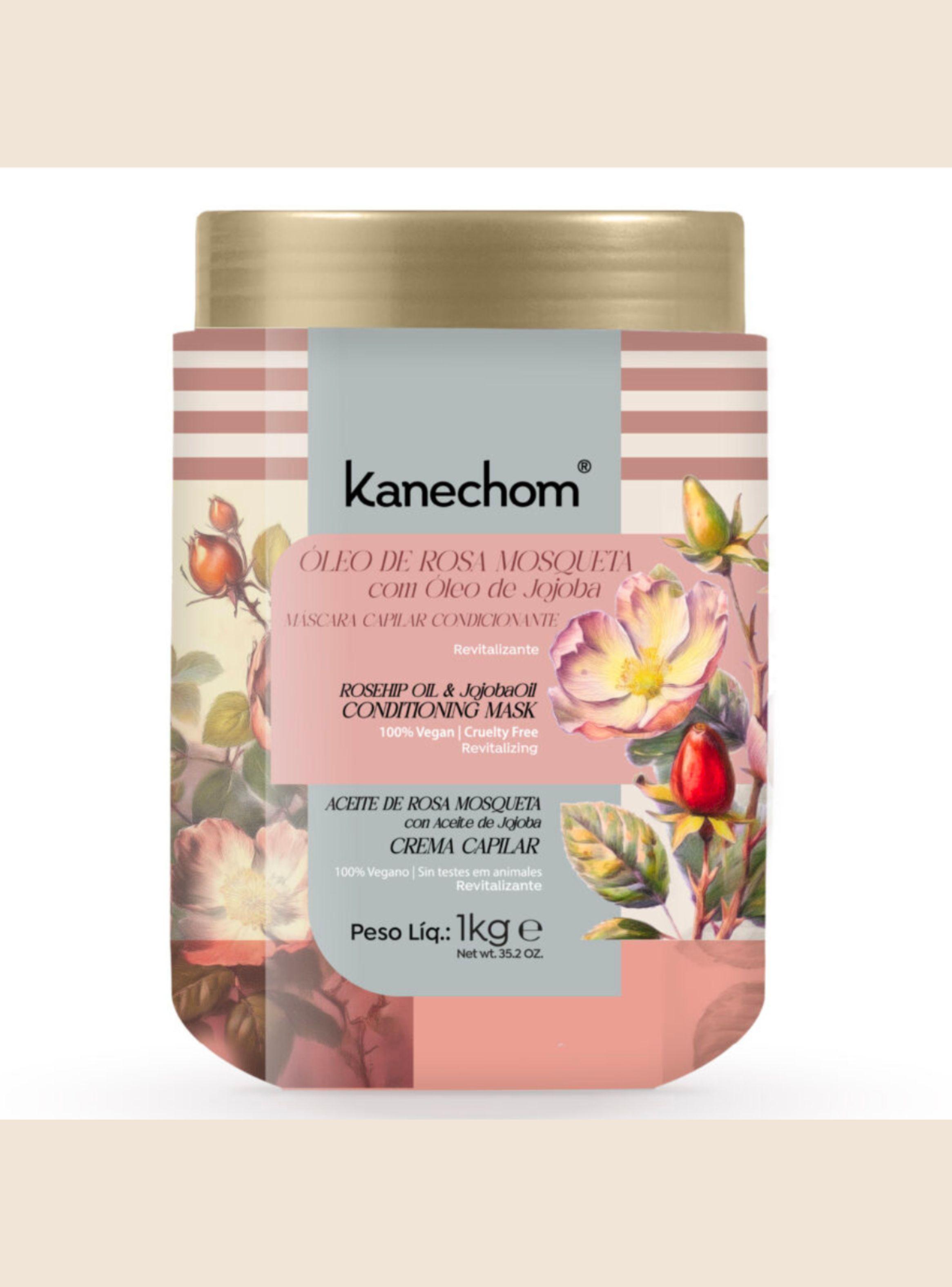 Kit Capilar Kanechom Rosa Mosqueta Jojoba Mascarilla 1Kg-6