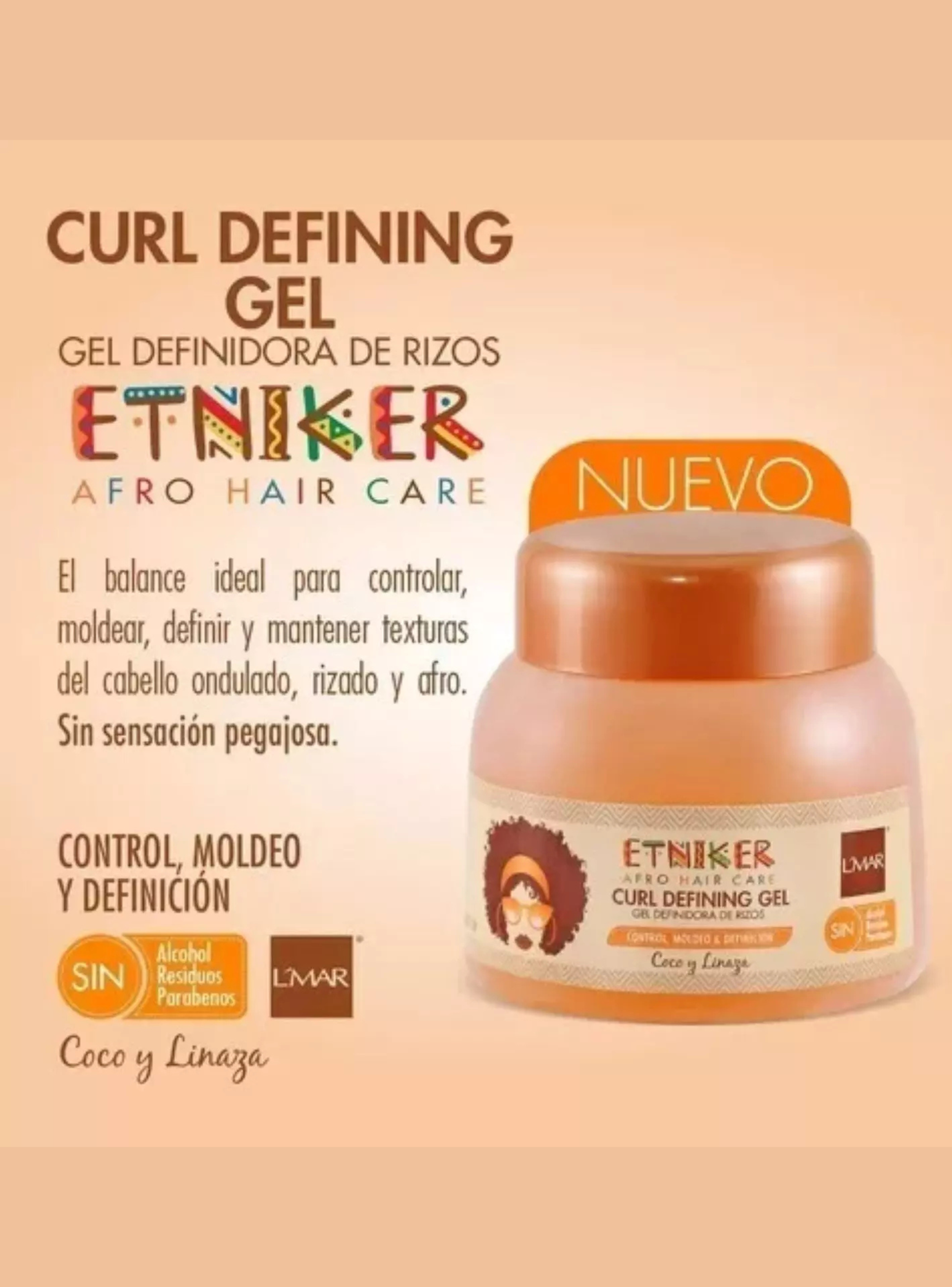 Gel Etniker Rizos Anti Frizz Sin Acartonar 300g-2