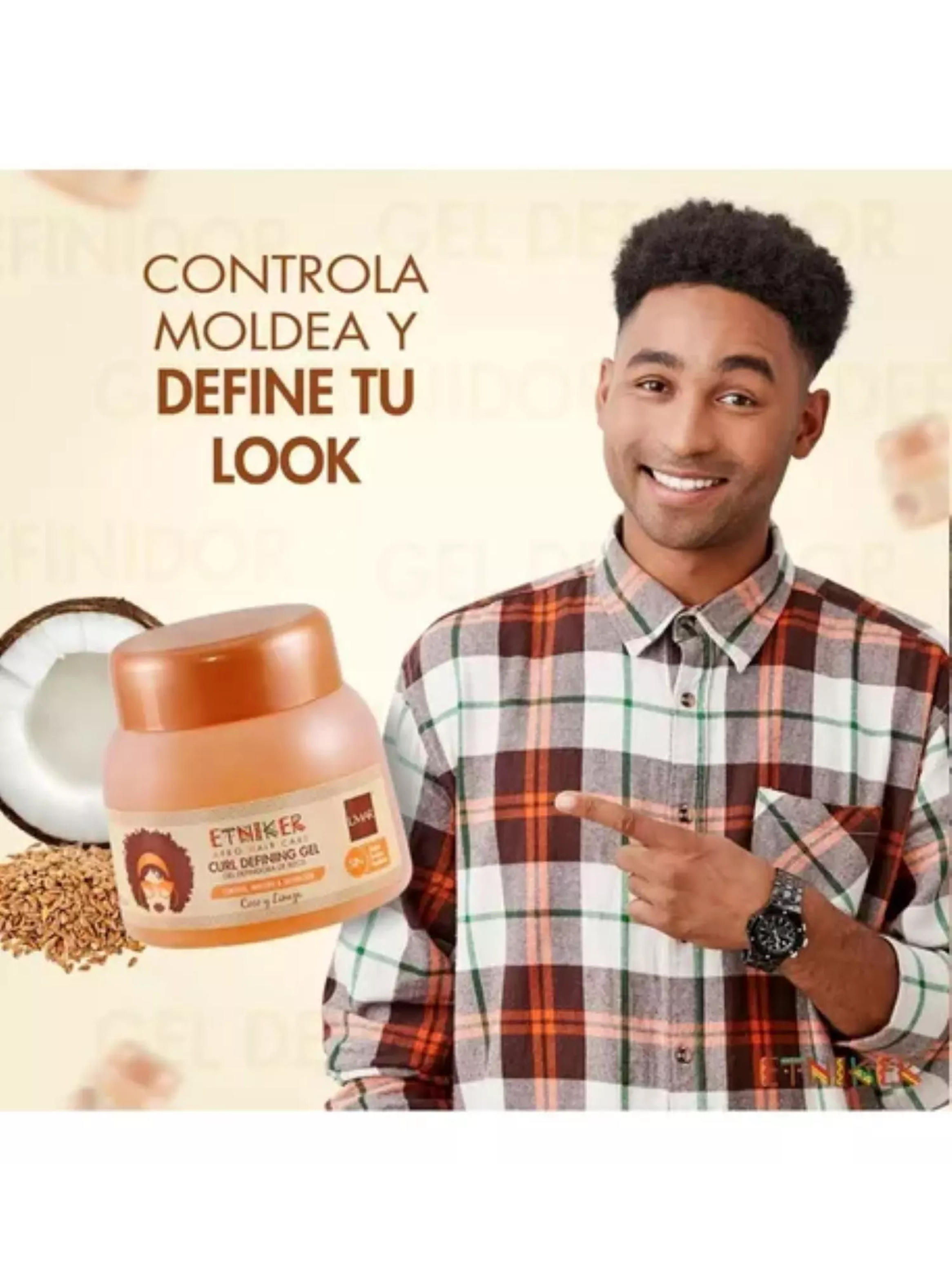 Gel Etniker Rizos Anti Frizz Sin Acartonar 300g-4