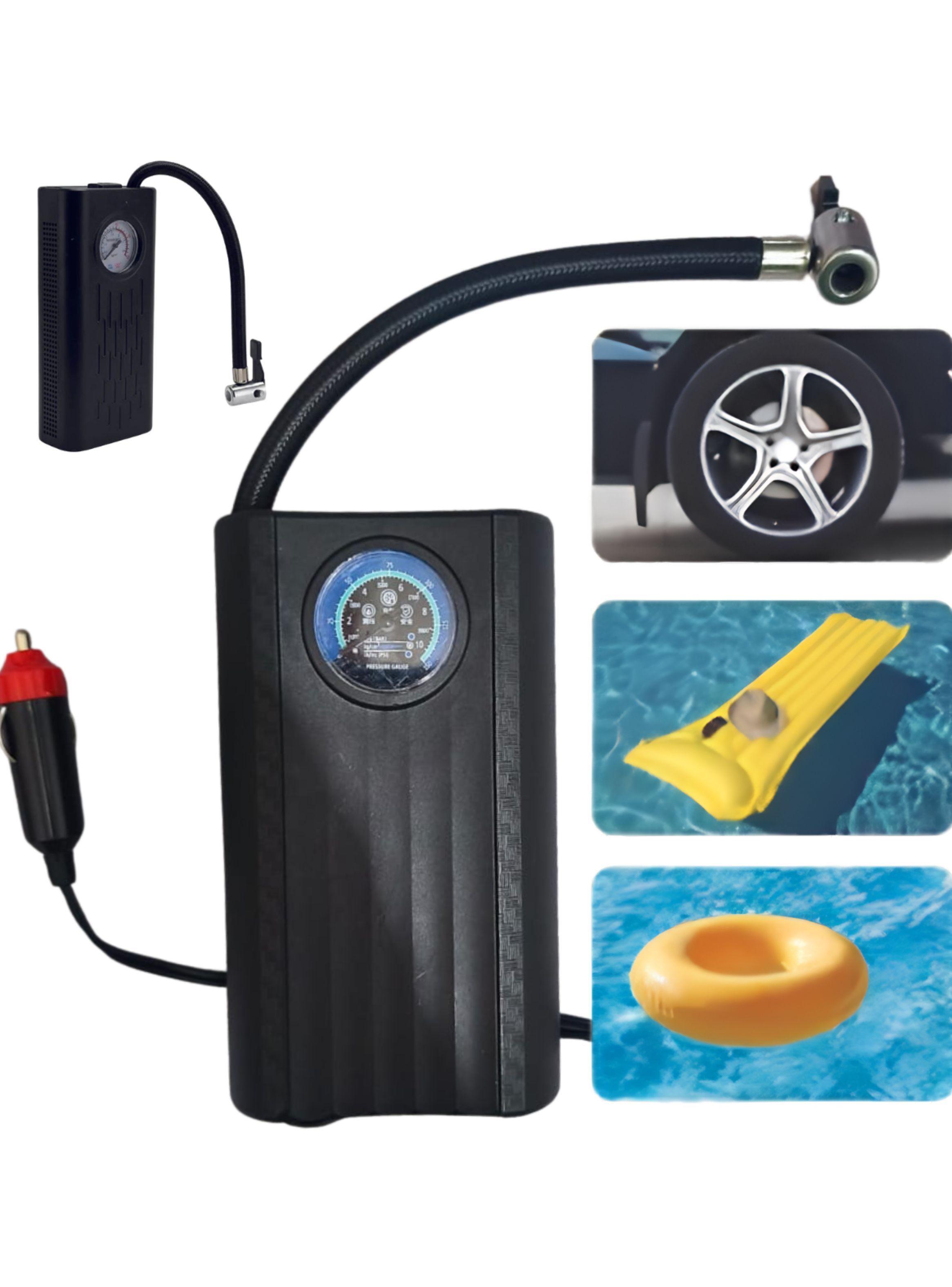 Mini Compresor Inflador de Neum ticos 12V Portatil para Auto y Moto-4