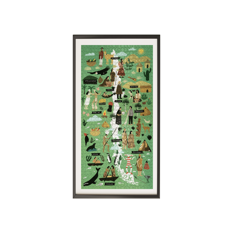 Puzzle 1000 Piezas Pueblos Originarios de Chile-3