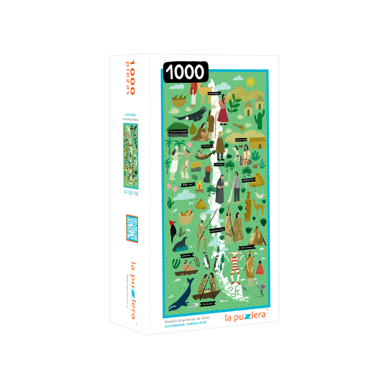 Puzzle 1000 Piezas Pueblos Originarios de Chile-0