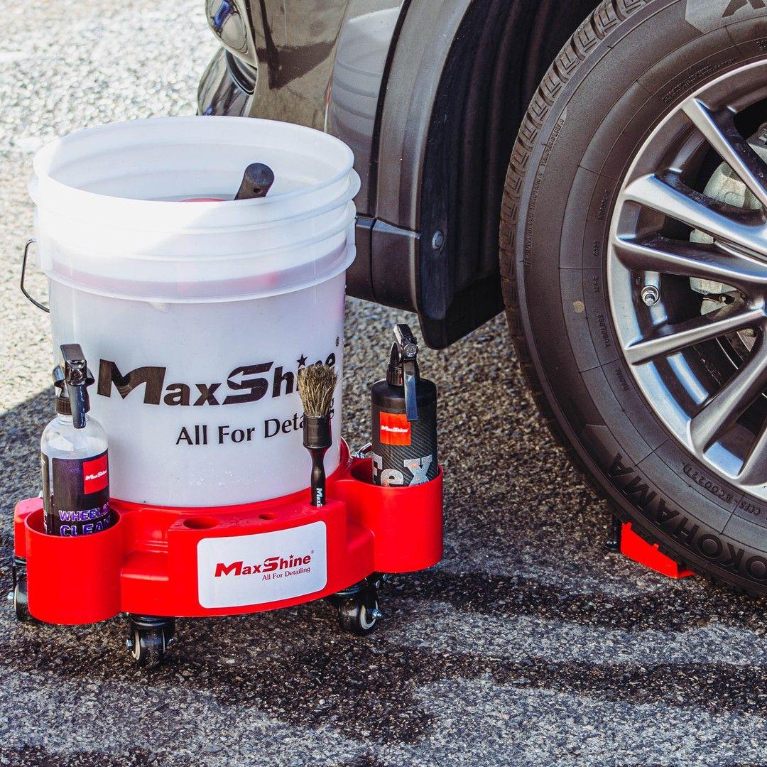 Soporte de Balde para Lavado Maxshine Rolling Bucket Dolly-4