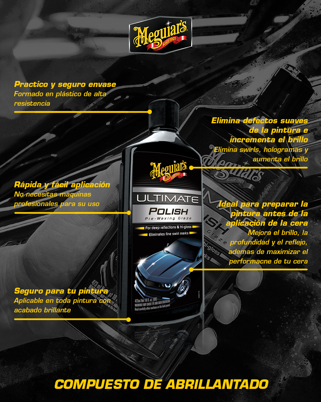 Abrillantador Meguiars Ultimate Polish-4