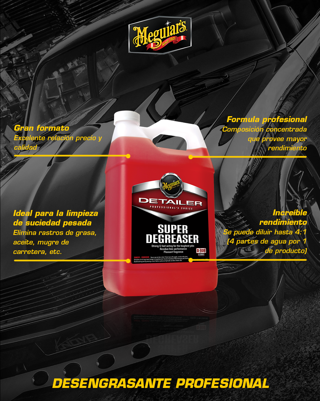 Desengrasante Exterior Meguiars Super Degreaser-2