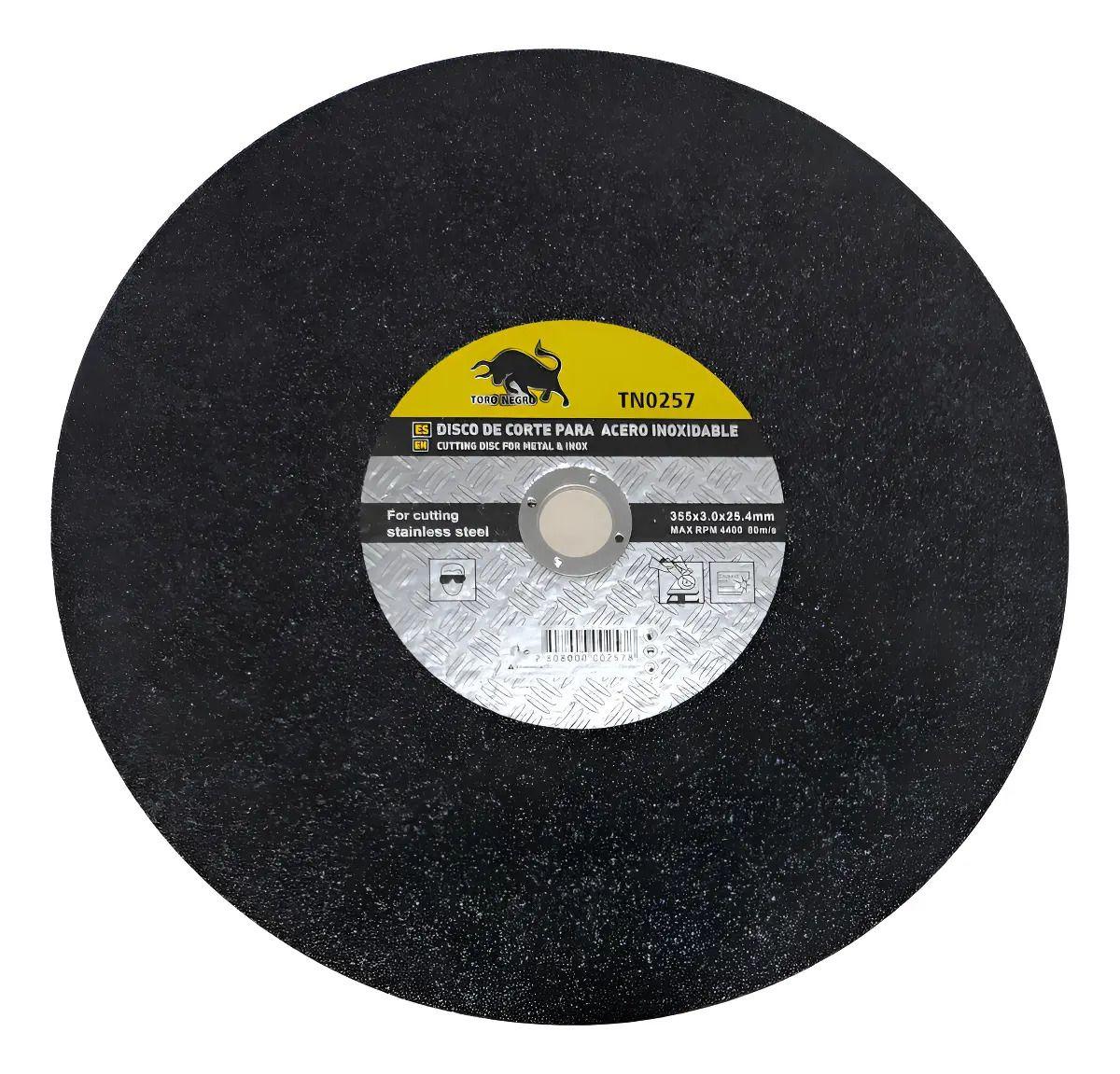 Pack 10 Discos de Corte para Tronzadora para Metal 355 mm (14") Toro Negro-1