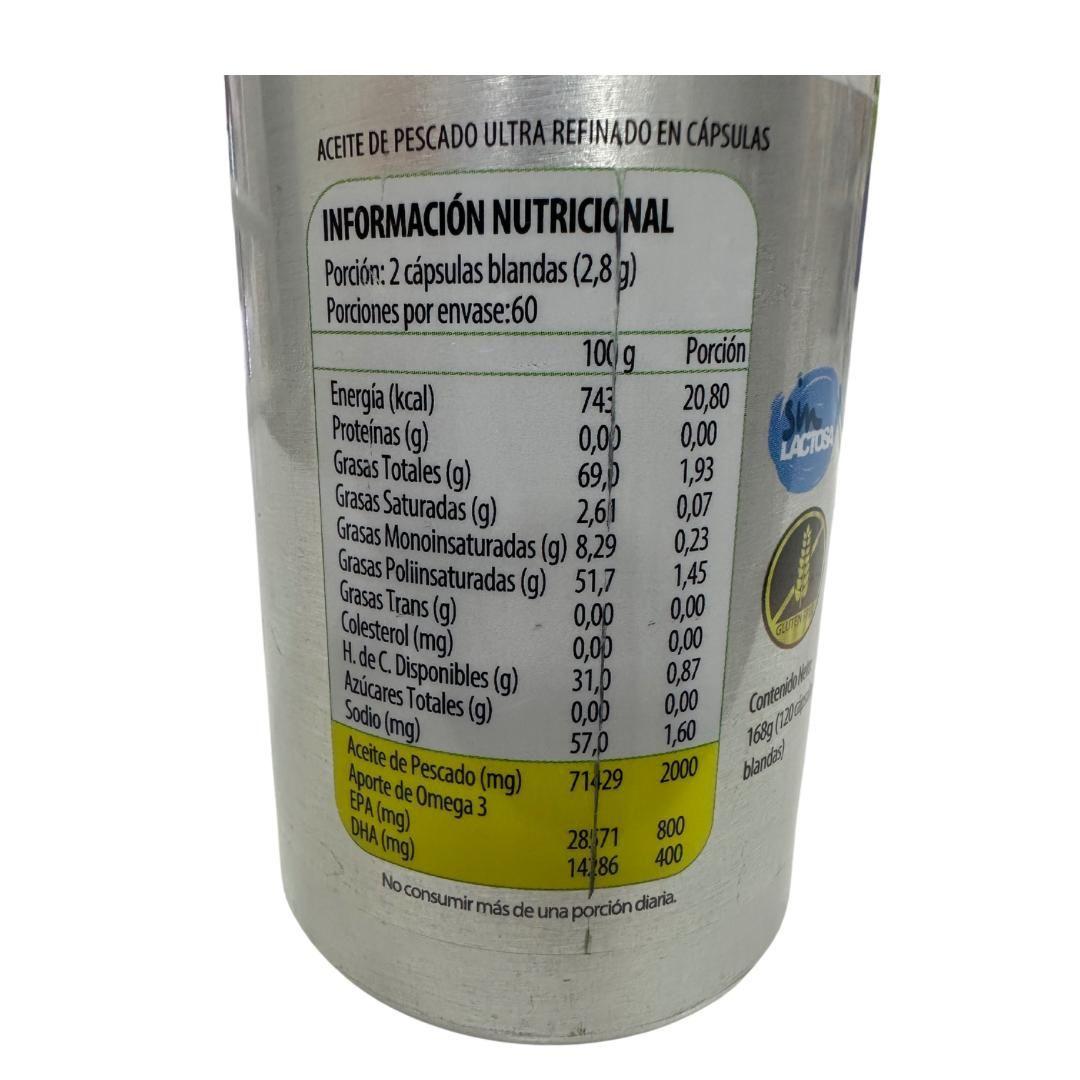 OMEGA 3 UP 800EPA/ 400DHA X 120 CAPSULAS-1