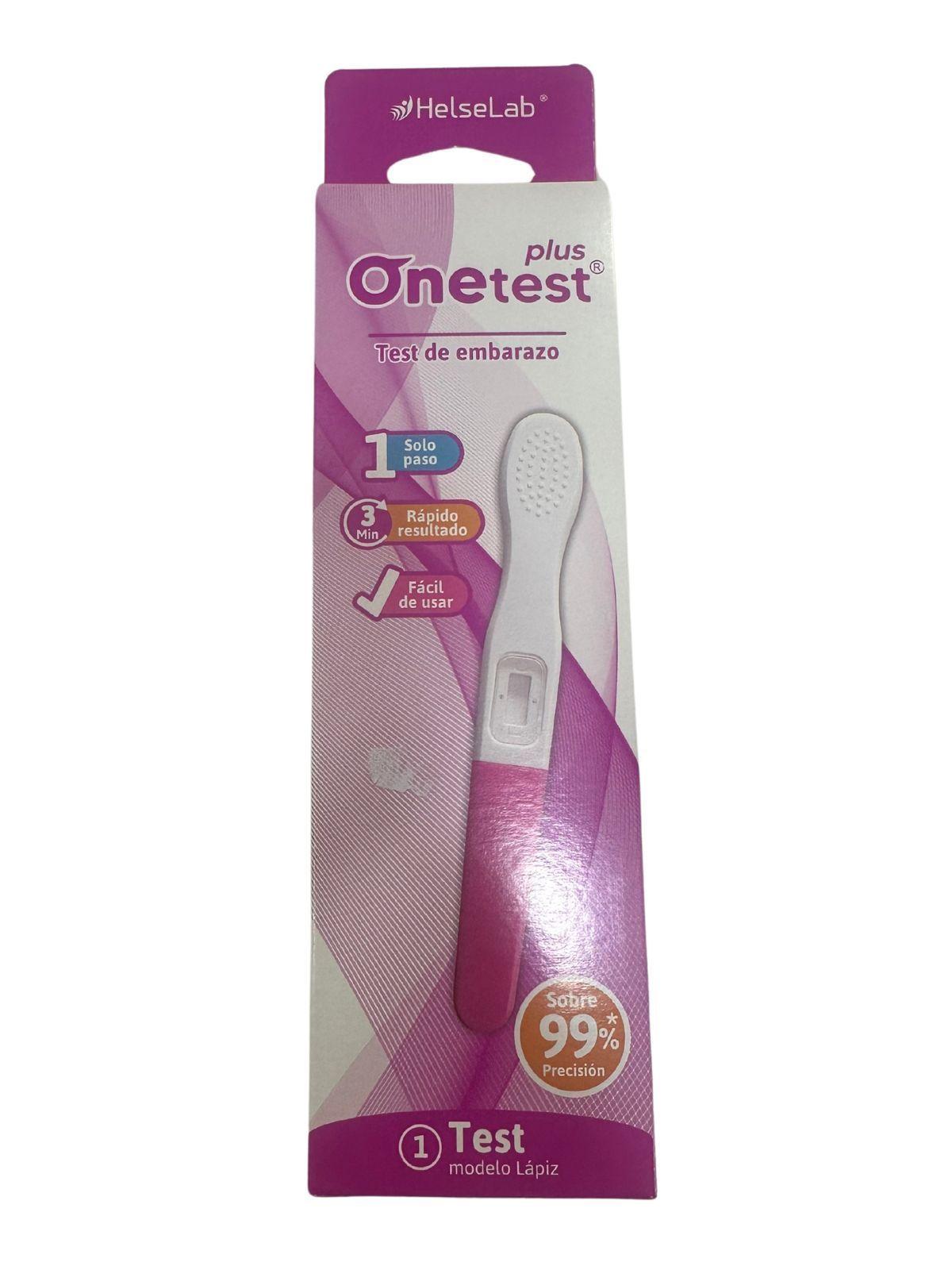 ONE TEST PLUS PRUEBA DE EMBARAZO LAPIZ -0