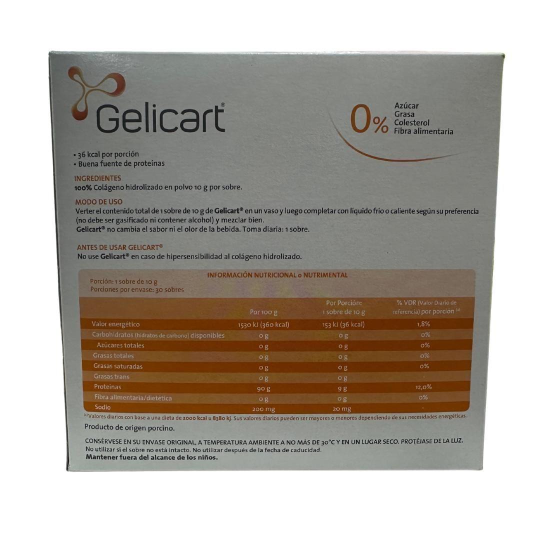 GELICART COLAGENO HIDROLIZADO X 30 SOBRES-1