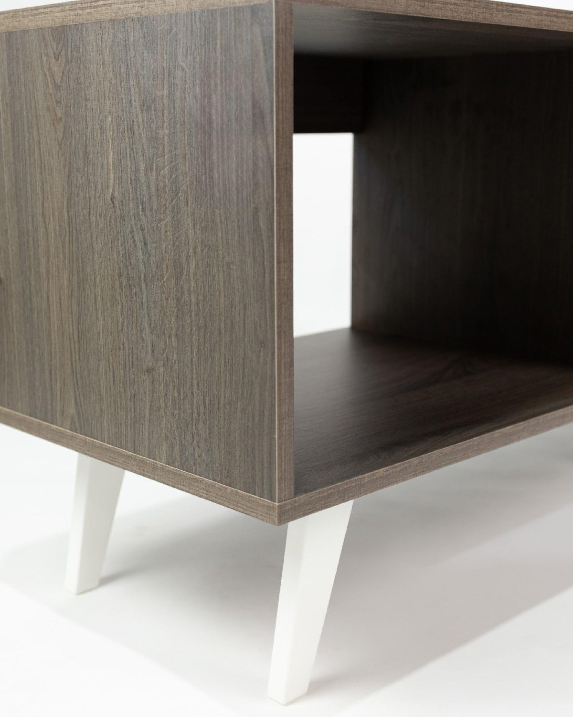 Rack TV 65 Pulgadas Roble Oscuro-2